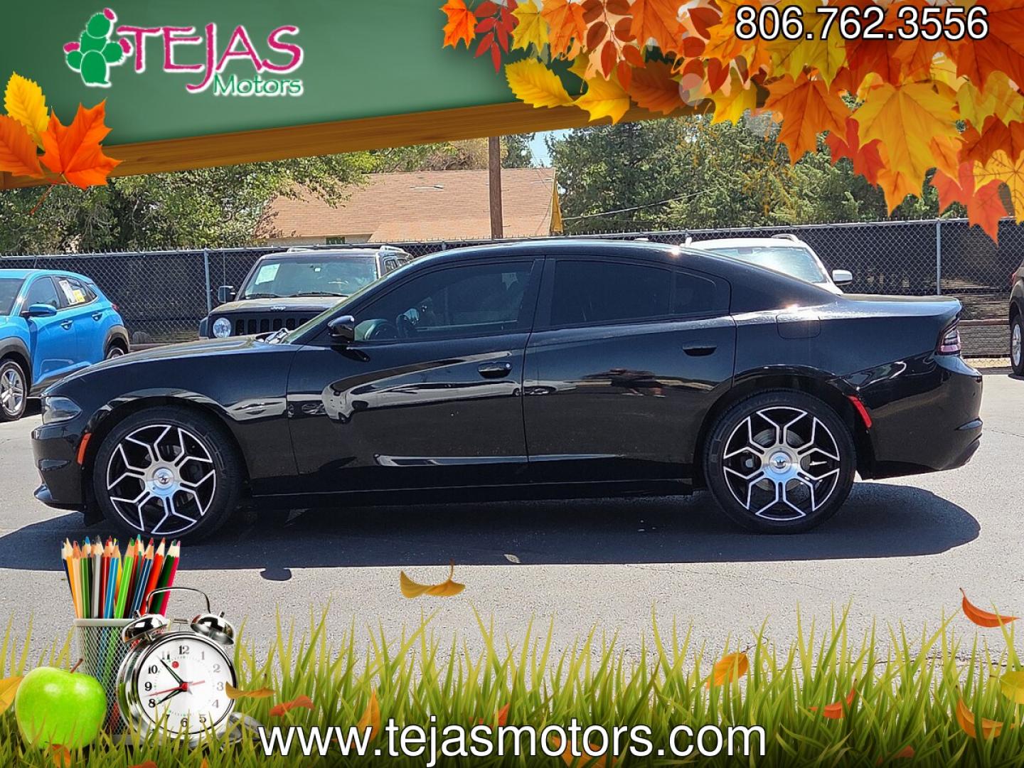 2020 Pitch Black Clearcoat /Black - X9 Dodge Charger SXT RWD (2C3CDXBG6LH) with an Pentastar 3.6L V-6 DOHC, variable valve control, regular unleaded, engine with 292HP engine, located at 4110 Avenue Q, Lubbock, 79412, 33.556553, -101.855820- Photo#4