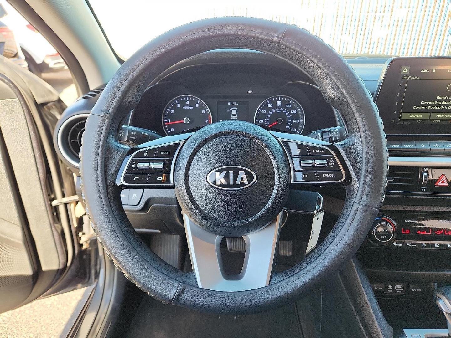 2019 Gravity Grey - KDG /Black - WK Kia Forte LXS (3KPF24AD9KE) with an 2L I-4 DOHC, D-CVVT variable valve control, regular unleaded, engine with 147HP engine, located at 4110 Avenue Q, Lubbock, 79412, 33.556553, -101.855820 - Photo#10