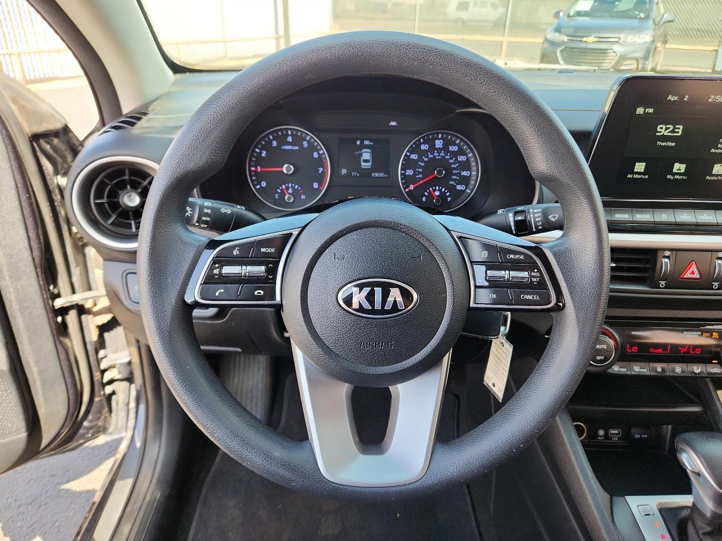 2019 GRAY Kia Forte LXS (3KPF24AD9KE) with an 2L I-4 DOHC, D-CVVT variable valve control, regular unleaded, engine with 147HP engine, located at 4110 Avenue Q, Lubbock, 79412, 33.556553, -101.855820 - 03/29/2025 KEY IN ENVELOPE GOD - Photo#10