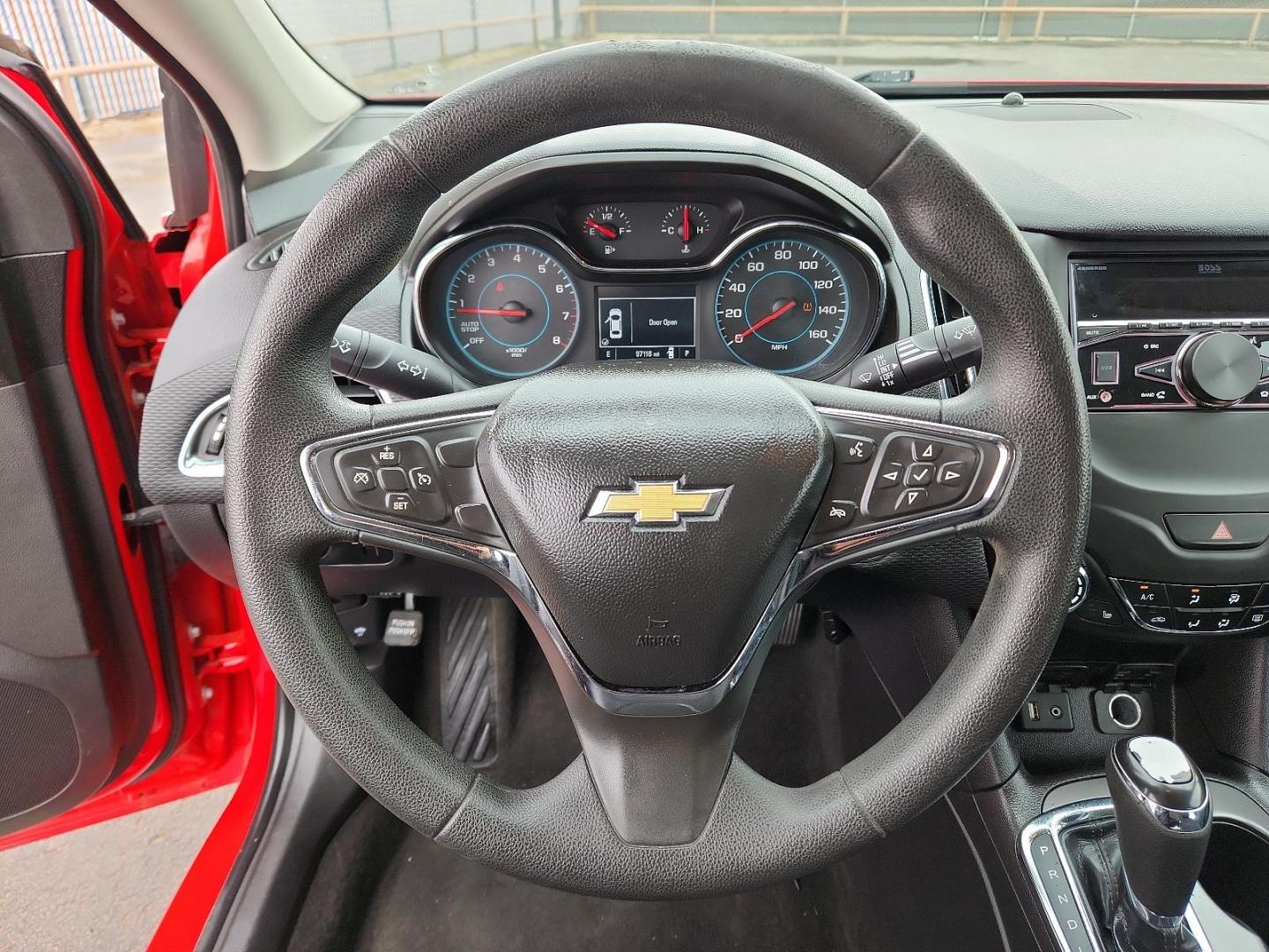 2017 Cajun Red Tintcoat - GPJ /Jet Black - H0U Chevrolet Cruze LT (1G1BE5SM4H7) with an ENGINE, 1.4L TURBO DOHC 4-CYLINDER DI engine, located at 4110 Avenue Q, Lubbock, 79412, 33.556553, -101.855820 - 04/05/2025 KEY IN ENVELOPE GOD - Photo#10
