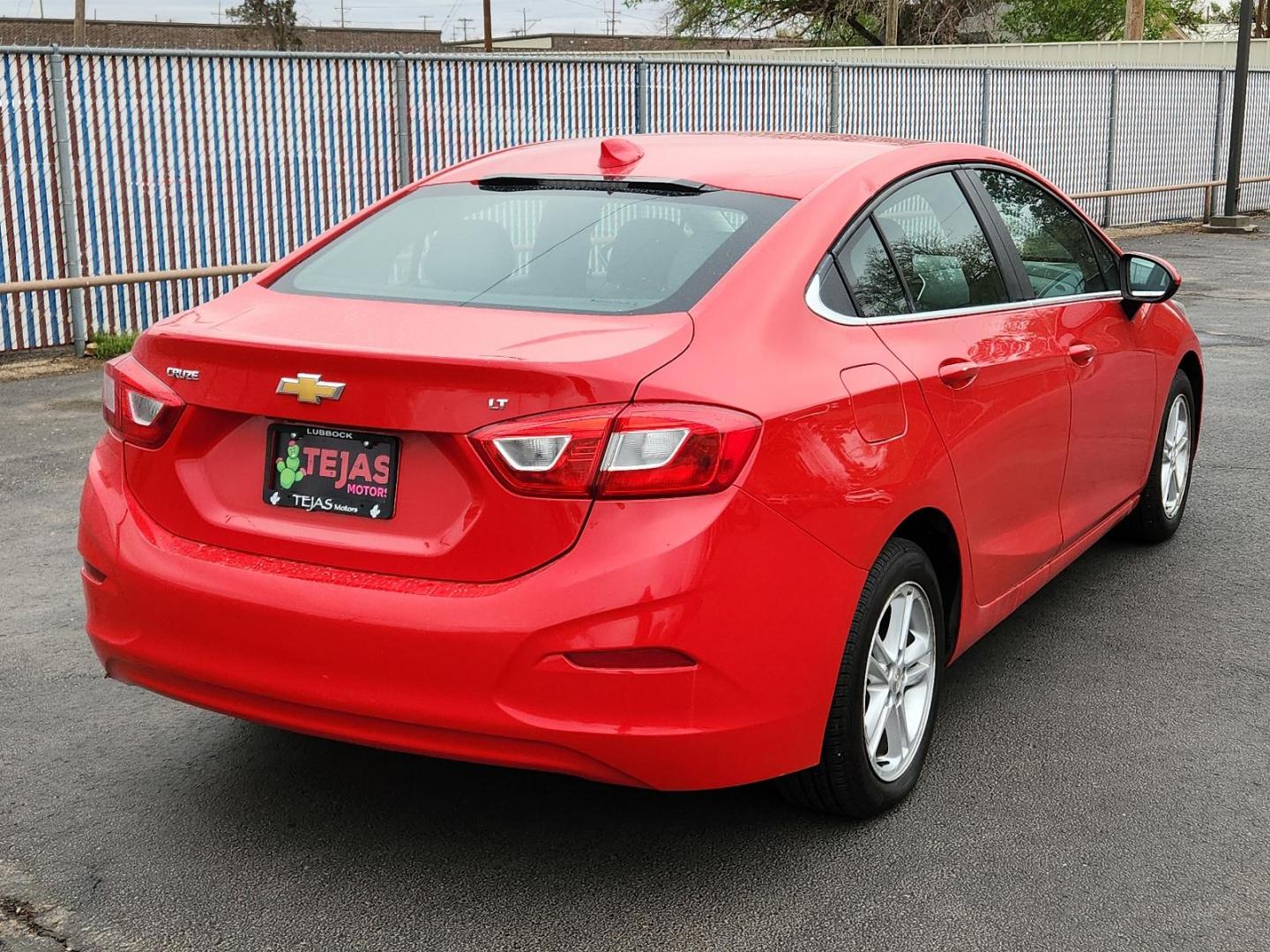 2017 Cajun Red Tintcoat - GPJ /Jet Black - H0U Chevrolet Cruze LT (1G1BE5SM4H7) with an ENGINE, 1.4L TURBO DOHC 4-CYLINDER DI engine, located at 4110 Avenue Q, Lubbock, 79412, 33.556553, -101.855820 - 04/05/2025 KEY IN ENVELOPE GOD - Photo#1