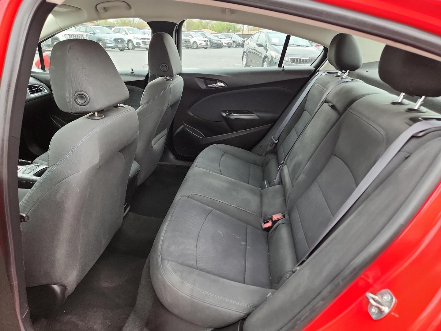 2017 Cajun Red Tintcoat - GPJ /Jet Black - H0U Chevrolet Cruze LT (1G1BE5SM4H7) with an ENGINE, 1.4L TURBO DOHC 4-CYLINDER DI engine, located at 4110 Avenue Q, Lubbock, 79412, 33.556553, -101.855820 - 04/05/2025 KEY IN ENVELOPE GOD - Photo#4
