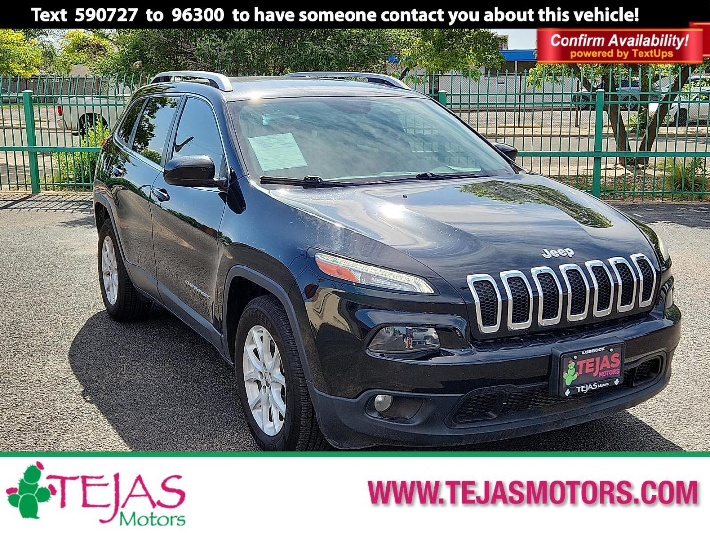2018 Diamond Black Crystal Pearlcoat - PXJ /Black - D7X9 Jeep Cherokee Latitude Plus (1C4PJLLB8JD) with an Tigershark MultiAir 2.4L I-4 variable valve control, regular unleaded, engine with 184HP engine, located at 4110 Avenue Q, Lubbock, 79412, 33.556553, -101.855820 - 04/05/2025 KEY IN ENVELOPE GOD - Photo#0