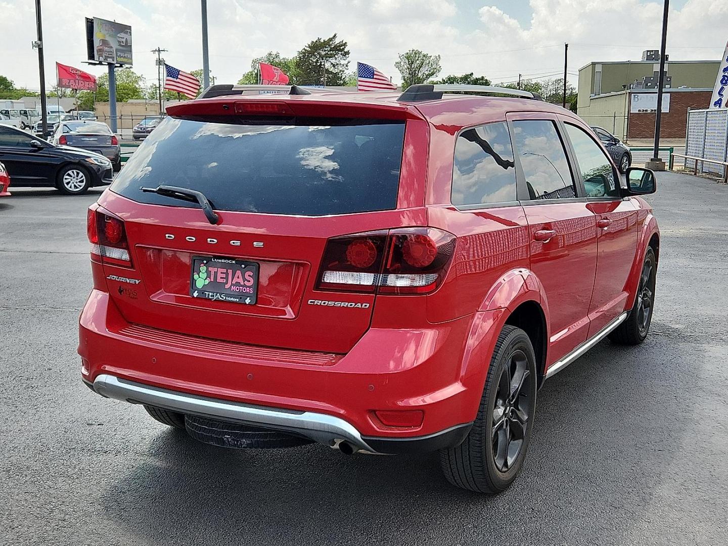 2020 RED Dodge Journey Crossroad (3C4PDCGBXLT) with an Tigershark MultiAir 2.4L I-4 DOHC, VVT variable valve control, regular unleaded, engine with 173HP engine, located at 4110 Avenue Q, Lubbock, 79412, 33.556553, -101.855820 - 04/19/2025 KEY IN ENVELOPE GOD - Photo#1