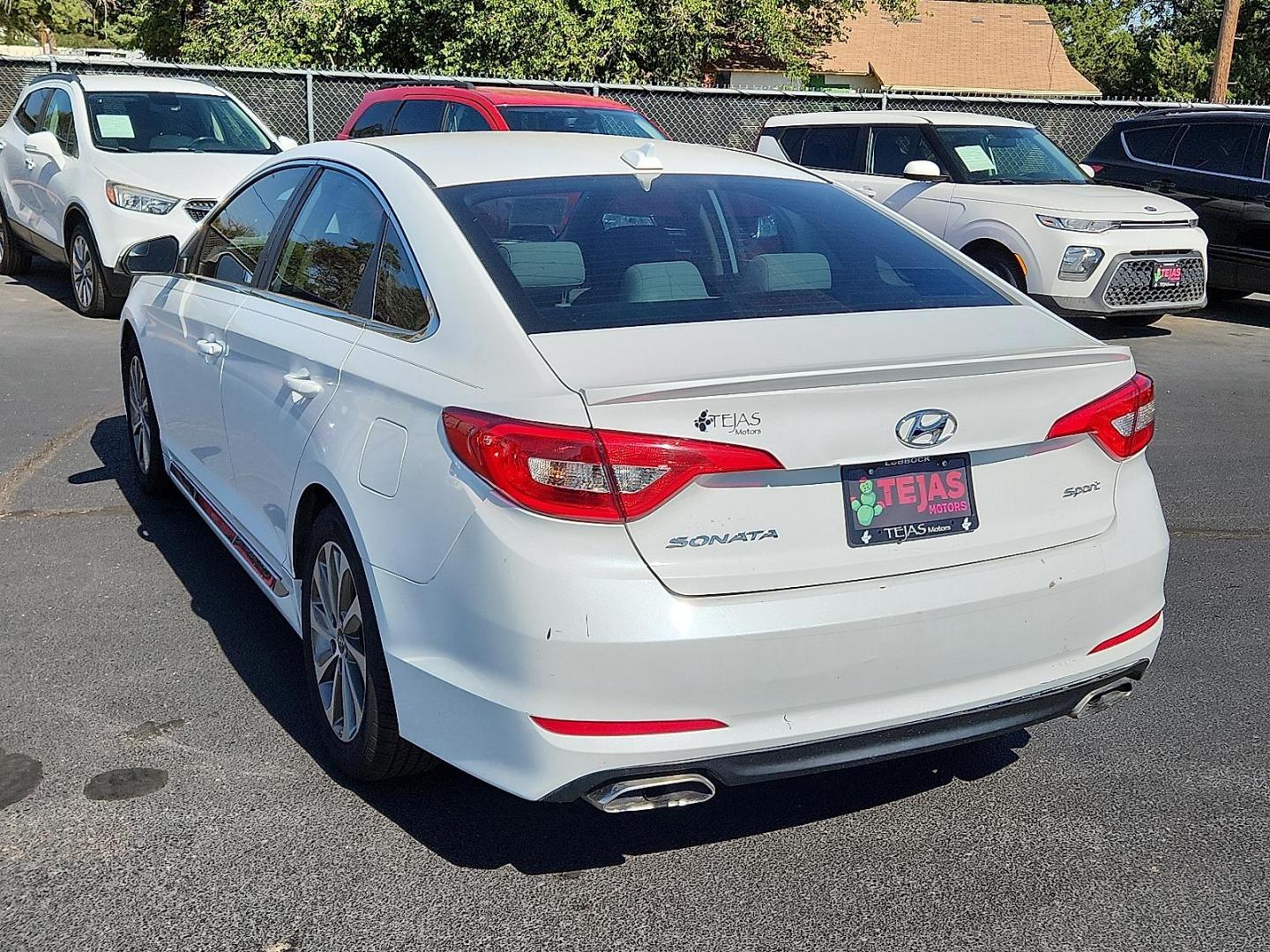 2016 WHITE Hyundai Sonata Sport (5NPE34AF0GH) with an 2.4L I-4 gasoline direct injection, DOHC, variable valve control, regular unleaded, engine with 185HP engine, located at 4110 Avenue Q, Lubbock, 79412, 33.556553, -101.855820 - 04/12/2025 KEY IN ENVELOPE GOD - Photo#2