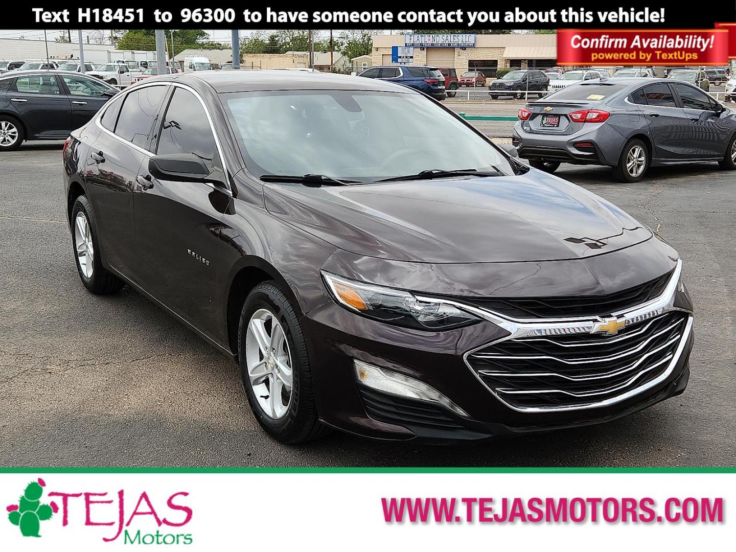 2020 RED Chevrolet Malibu FWD LS (1G1ZB5ST0LF) with an ECOTEC 1.5L I-4 gasoline direct injection, DOHC, VVT variable valve control, intercooled turbo, regular unleaded, engine with 160HP engine, located at 4110 Avenue Q, Lubbock, 79412, 33.556553, -101.855820 - Photo#0