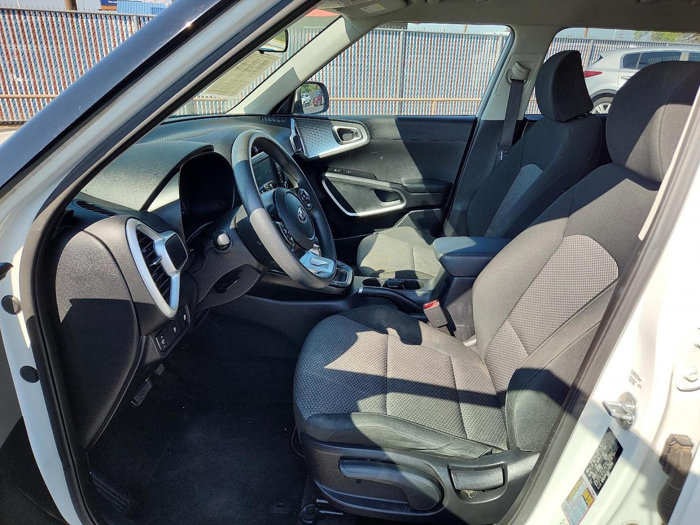 2020 WHITE Kia Soul LX (KNDJ23AU2L7) with an 2L I-4 DOHC, D-CVVT variable valve control, regular unleaded, engine with 147HP engine, located at 4110 Avenue Q, Lubbock, 79412, 33.556553, -101.855820 - 04/18/2025 KEY IN ENVELOPE GOD - Photo#6