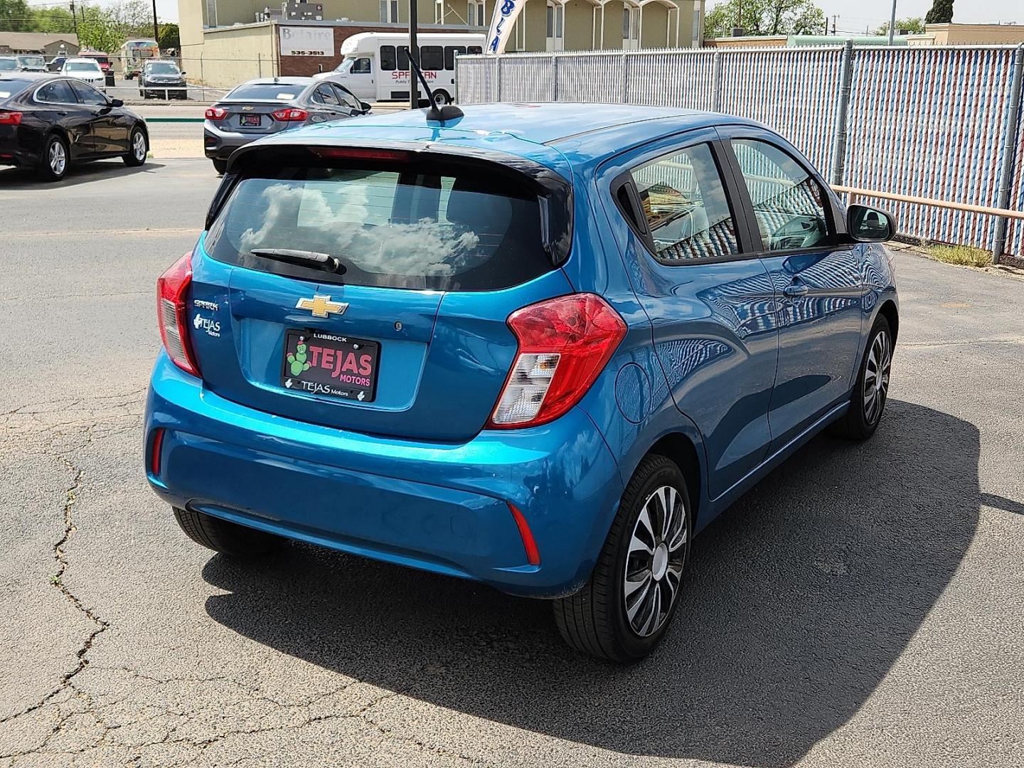 2021 BLUE Chevrolet Spark FWD LS Automatic (KL8CB6SA7MC) with an 1.4L I-4 DOHC, variable valve control, regular unleaded, engine with 98HP engine, located at 4110 Avenue Q, Lubbock, 79412, 33.556553, -101.855820 - 04/19/2025 KEY IN ENVELOPE GOD - Photo#1