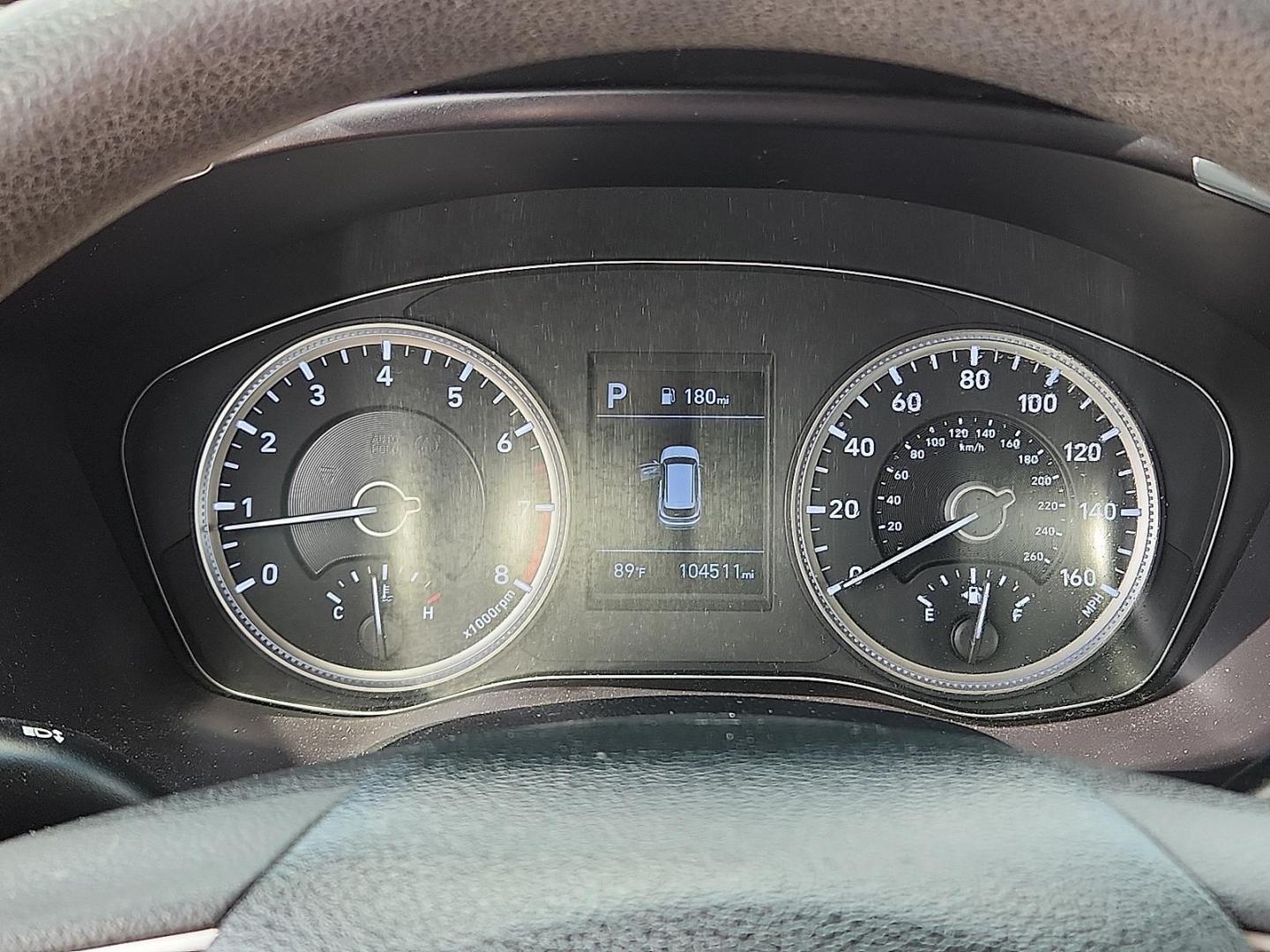 2019 BROWN Hyundai Santa Fe SE (5NMS23AD8KH) with an Theta II 2.4L I-4 gasoline direct injection, DOHC, D-CVVT variable valve control, regular unleaded, engine with 185HP engine, located at 4110 Avenue Q, Lubbock, 79412, 33.556553, -101.855820 - 04/18/2025 KEY IN ENVELOPE GOD - Photo#9