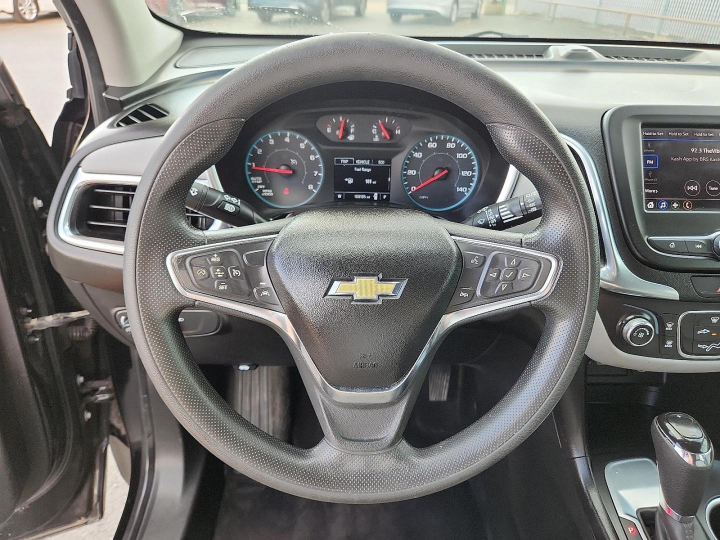 2020 BLACK Chevrolet Equinox FWD LS (2GNAXHEV0L6) with an 1.5L I-4 gasoline direct injection, DOHC, VVT variable valve control, intercooled turbo, regular unleaded, engine with 170HP engine, located at 4110 Avenue Q, Lubbock, 79412, 33.556553, -101.855820 - 04/25/2025 KEY IN ENVELOPE GOD - Photo#10