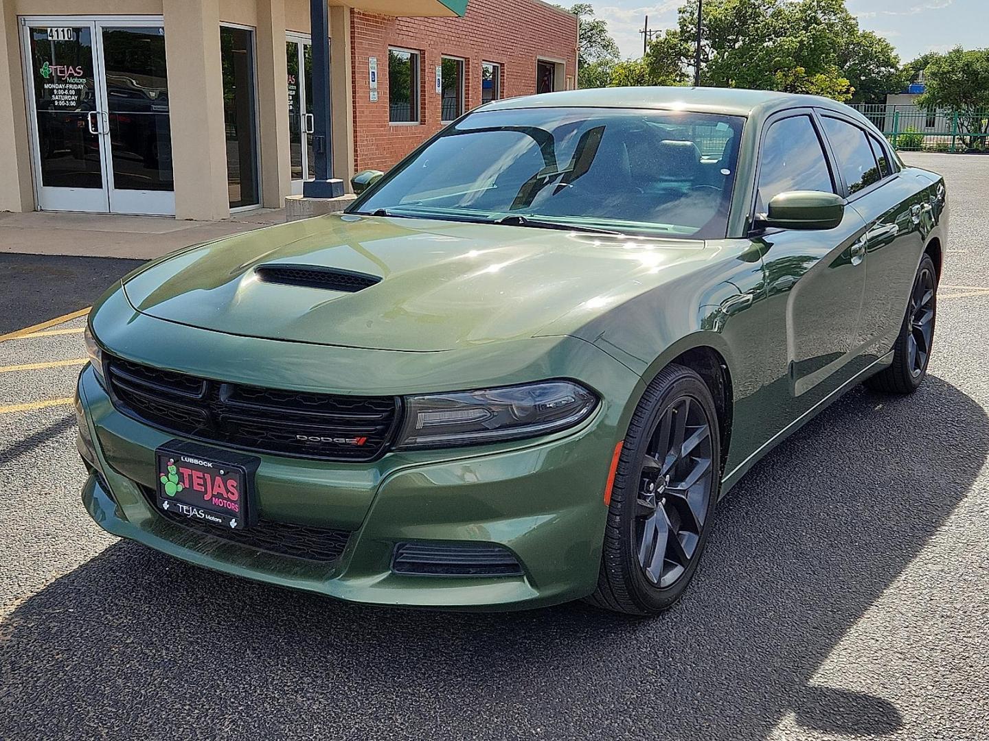 2020 F8 Green Dodge Charger SXT RWD (2C3CDXBG8LH) with an Pentastar 3.6L V-6 DOHC, variable valve control, regular unleaded, engine with 292HP engine, located at 4110 Avenue Q, Lubbock, 79412, 33.556553, -101.855820 - 04/29/2025 KEY IN ENVELOPE GOD - Photo#3