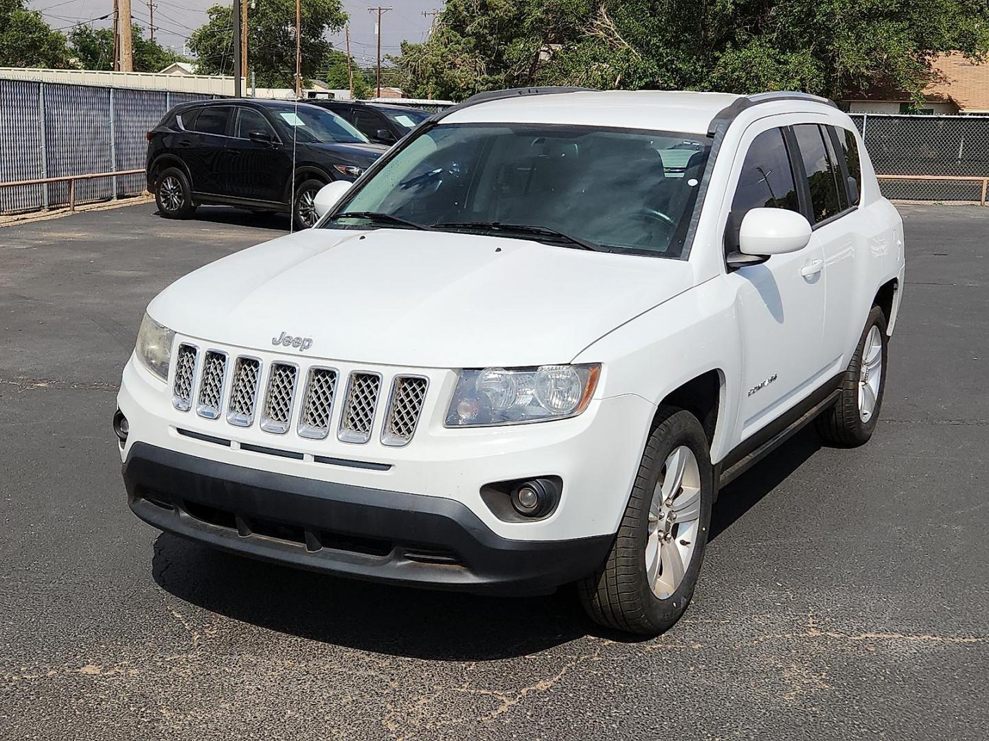 2014 WHITE Jeep Compass Latitude (1C4NJCEB5ED) with an 2.4L I-4 DOHC, variable valve control, regular unleaded, engine with 172HP engine, located at 4110 Avenue Q, Lubbock, 79412, 33.556553, -101.855820 - 05/02/2025 KEY IN ENVELOPE GOD - Photo#3