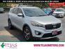 2018 SILVER Kia Sorento 3.3L EX (5XYPH4A57JG) with an Lambda II 3.3L V-6 gasoline direct injection, DOHC, CVVT variable valve control, regular unleaded, engine with 290HP engine, located at 4110 Avenue Q, Lubbock, 79412, 33.556553, -101.855820 - 05/02/2025 KEY IN ENVELOPE GOD - Photo#0