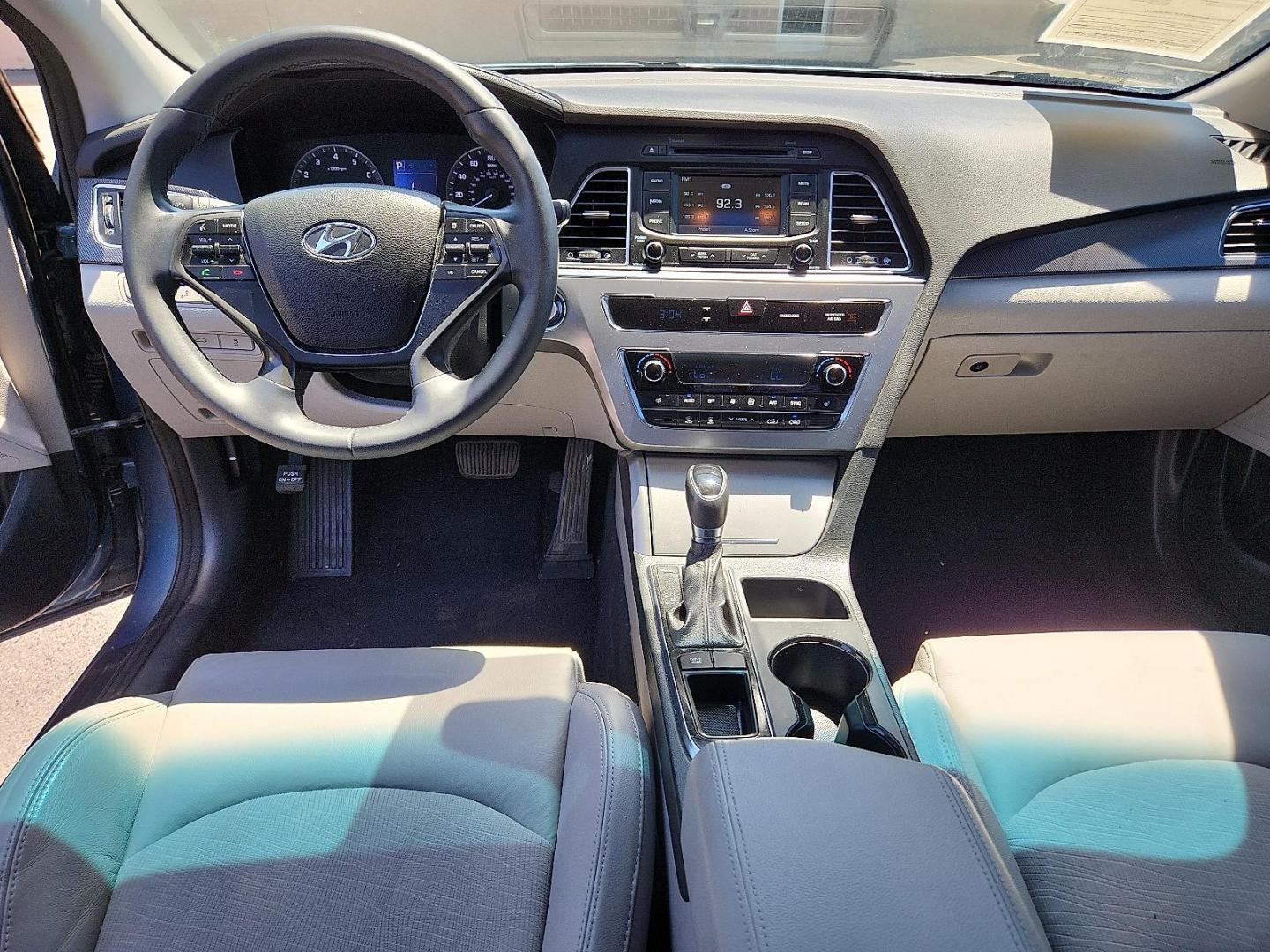 2015 BLUE Hyundai Sonata Sport (5NPE34AF3FH) with an 2.4L I-4 gasoline direct injection, DOHC, variable valve control, regular unleaded, engine with 185HP engine, located at 4110 Avenue Q, Lubbock, 79412, 33.556553, -101.855820 - 05/02/2025 KEY IN ENVELOPE GOD - Photo#5