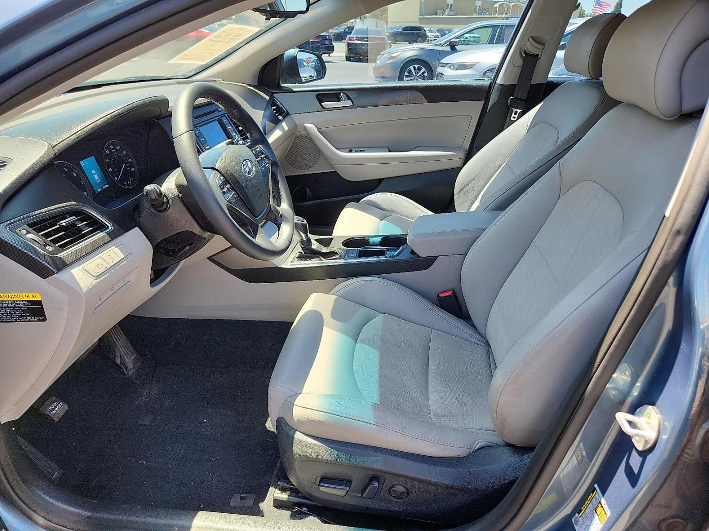 2015 BLUE Hyundai Sonata Sport (5NPE34AF3FH) with an 2.4L I-4 gasoline direct injection, DOHC, variable valve control, regular unleaded, engine with 185HP engine, located at 4110 Avenue Q, Lubbock, 79412, 33.556553, -101.855820 - 05/02/2025 KEY IN ENVELOPE GOD - Photo#6