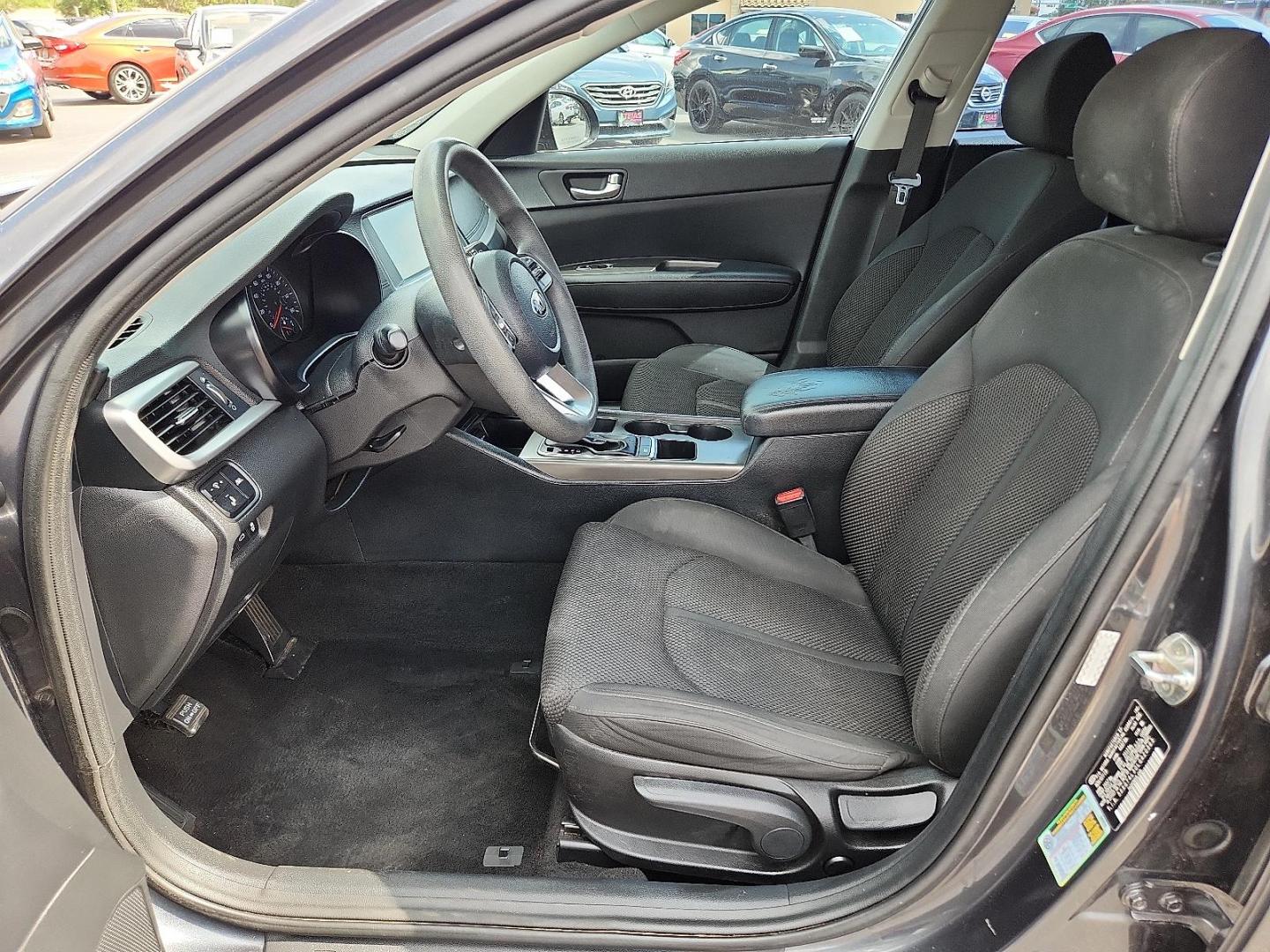 2020 GRAY Kia Optima LX (5XXGT4L30LG) with an Theta II 2.4L I-4 gasoline direct injection, DOHC, D-CVVT variable valve control, regular unleaded, engine with 185HP engine, located at 4110 Avenue Q, Lubbock, 79412, 33.556553, -101.855820 - 05/13/2025 KEY IN ENVELOPE GOD - Photo#6