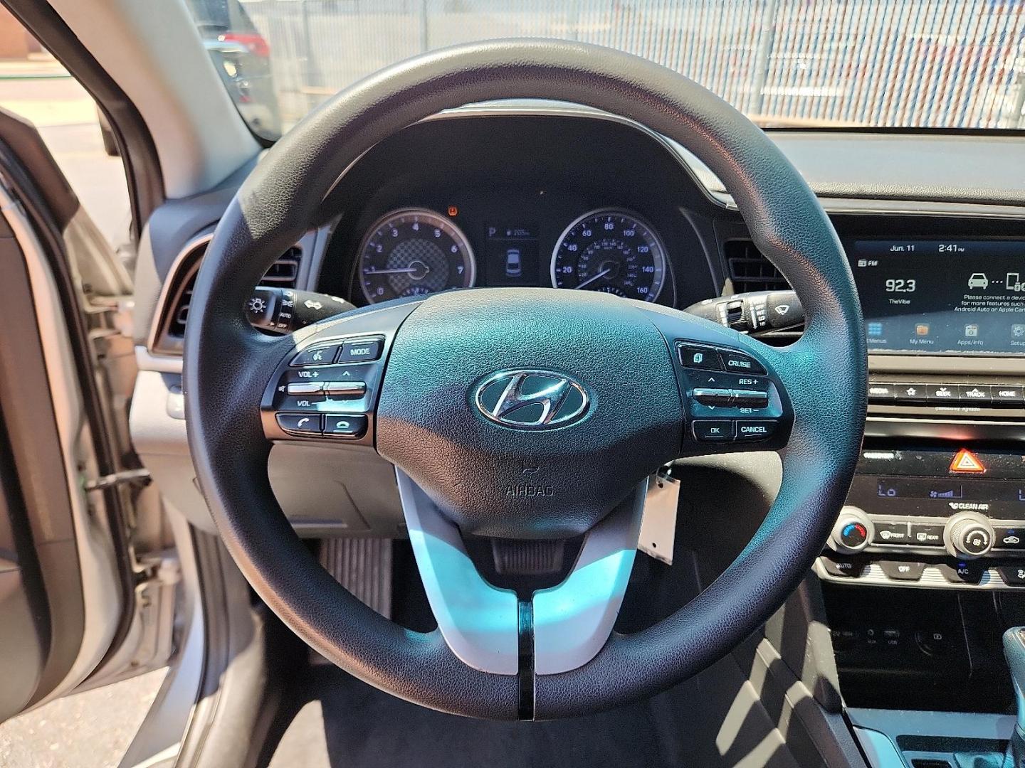 2020 SILVER Hyundai Elantra SEL (5NPD84LF7LH) with an Nu 2L I-4 DOHC, D-CVVT variable valve control, regular unleaded, engine with 147HP engine, located at 4110 Avenue Q, Lubbock, 79412, 33.556553, -101.855820 - 04/05/2025 KEY IN ENVELOPE GOD - Photo#10