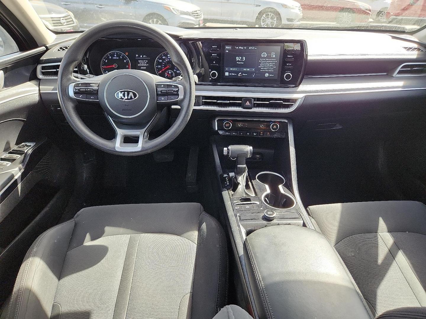 2021 Passion Red Kia K5 LXS (5XXG14J26MG) with an Gamma-II 1.6L I-4 gasoline direct injection, DOHC, CVVD variable valve control, intercooled turbo, regular unleaded, engine with 180HP engine, located at 4110 Avenue Q, Lubbock, 79412, 33.556553, -101.855820 - Photo#5