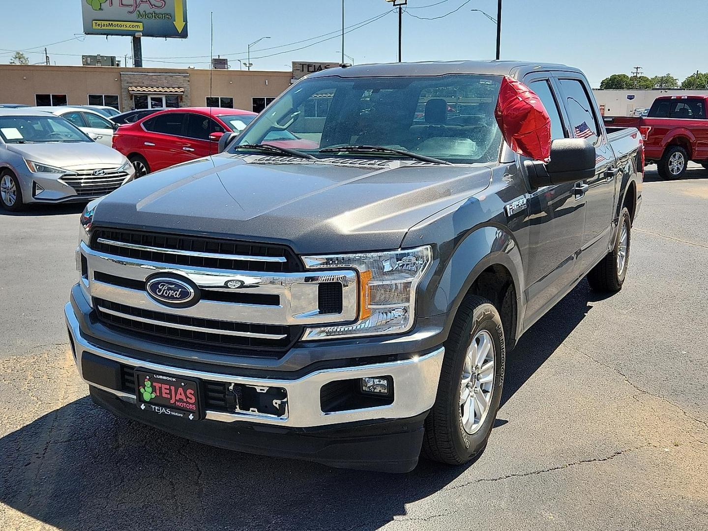 2018 GRAY Ford F-150 XLT (1FTEW1C56JK) with an 5L V-8 port/direct injection, DOHC, variable valve control, regular unleaded, engine with 395HP engine, located at 4110 Avenue Q, Lubbock, 79412, 33.556553, -101.855820 - Photo#3