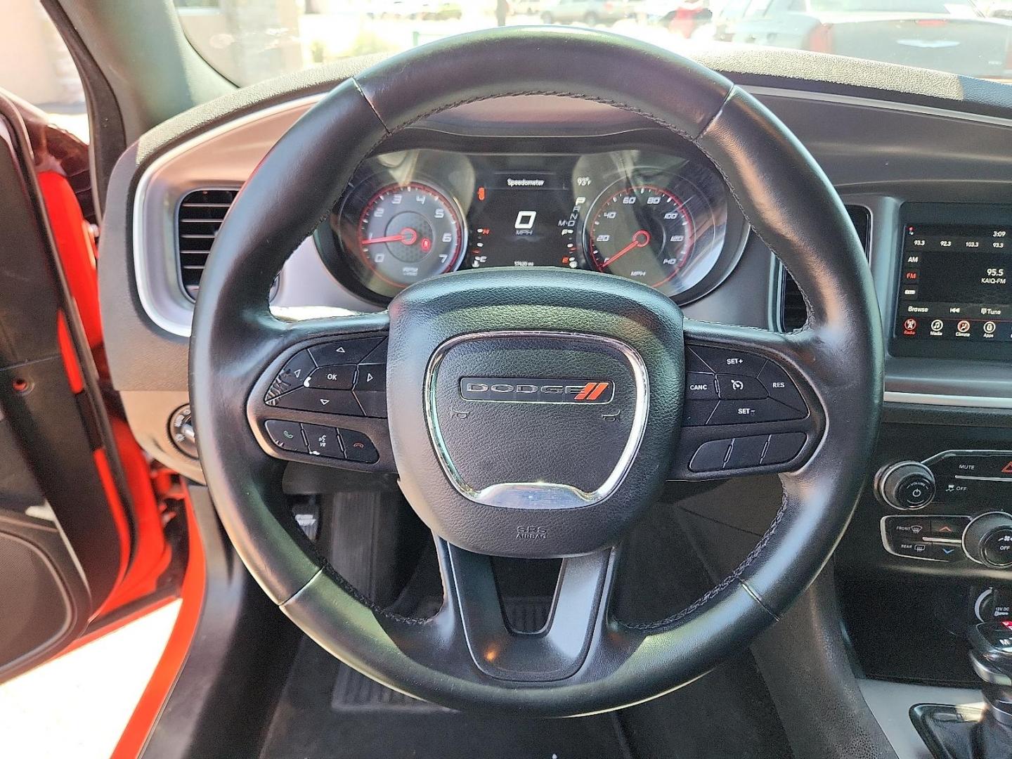 2020 ORANGE Dodge Charger SXT RWD (2C3CDXBG5LH) with an Pentastar 3.6L V-6 DOHC, variable valve control, regular unleaded, engine with 292HP engine, located at 4110 Avenue Q, Lubbock, 79412, 33.556553, -101.855820 - Photo#10