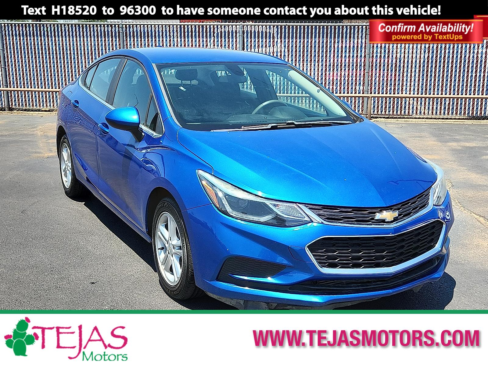 photo of 2018 Chevrolet Cruze LT Auto