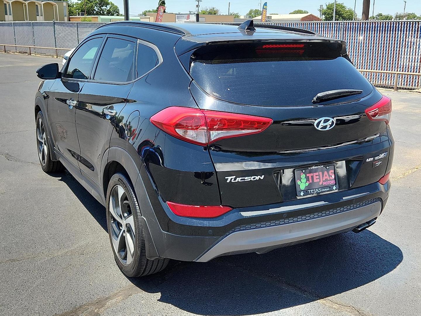 2016 BLACK Hyundai Tucson Limited (KM8J33A28GU) with an 1.6L I-4 gasoline direct injection, DOHC, variable valve control, intercooled turbo, regular unleaded, engine with 175HP engine, located at 4110 Avenue Q, Lubbock, 79412, 33.556553, -101.855820 - 06/12/2025 KEY IN ENVELOPE GOD - Photo#5