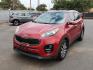 2017 RED Kia Sportage EX (KNDPN3AC4H7) with an Theta II 2.4L I-4 gasoline direct injection, DOHC, D-CVVT variable valve control, regular unleaded, engine with 181HP engine, located at 4110 Avenue Q, Lubbock, 79412, 33.556553, -101.855820 - 06/19/2025 KEY IN ENVELOPE GOD - Photo#3