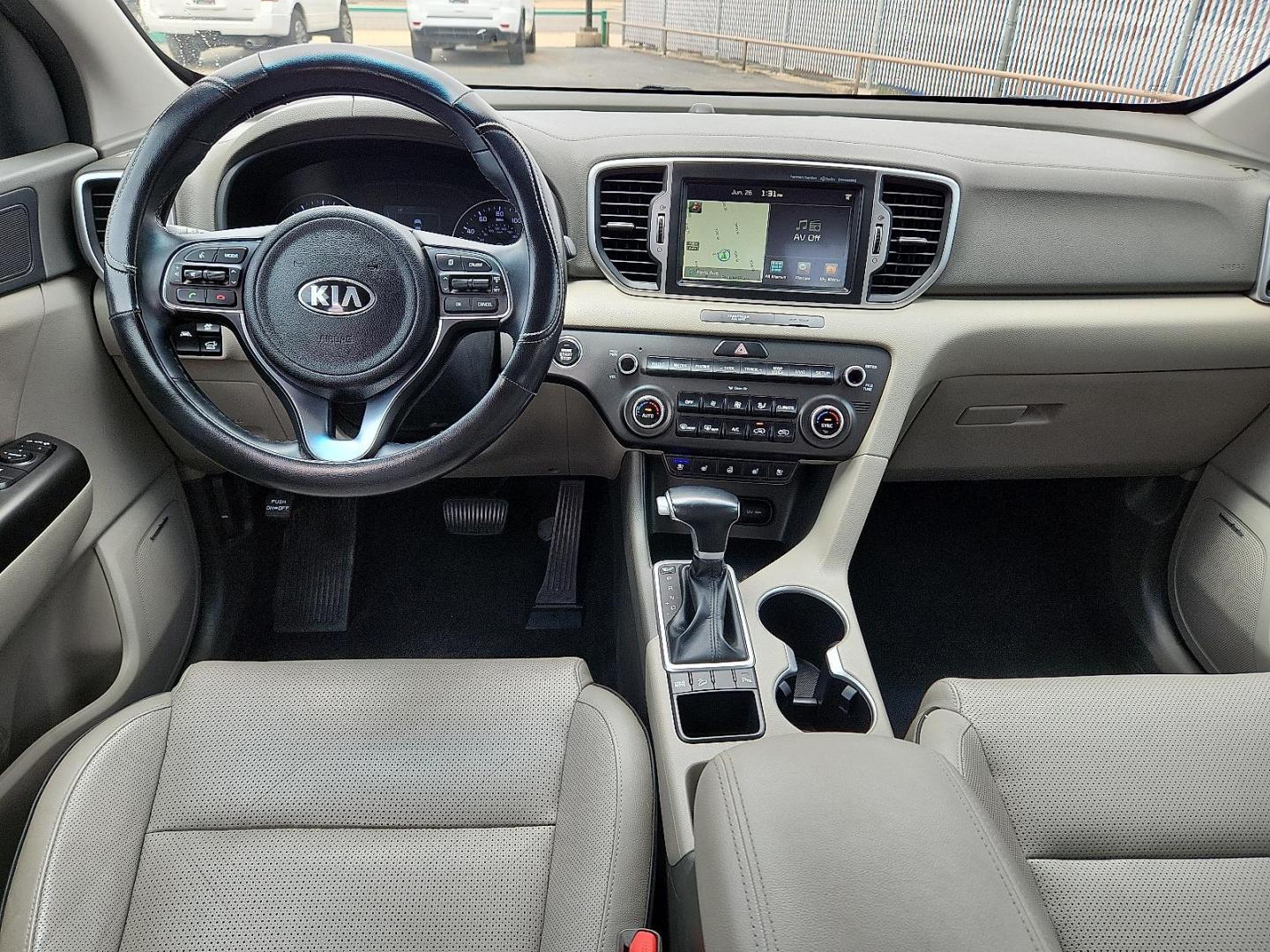 2017 RED Kia Sportage EX (KNDPN3AC4H7) with an Theta II 2.4L I-4 gasoline direct injection, DOHC, D-CVVT variable valve control, regular unleaded, engine with 181HP engine, located at 4110 Avenue Q, Lubbock, 79412, 33.556553, -101.855820 - 06/19/2025 KEY IN ENVELOPE GOD - Photo#5