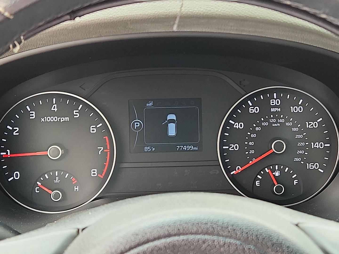 2017 RED Kia Sportage EX (KNDPN3AC4H7) with an Theta II 2.4L I-4 gasoline direct injection, DOHC, D-CVVT variable valve control, regular unleaded, engine with 181HP engine, located at 4110 Avenue Q, Lubbock, 79412, 33.556553, -101.855820 - 06/19/2025 KEY IN ENVELOPE GOD - Photo#9