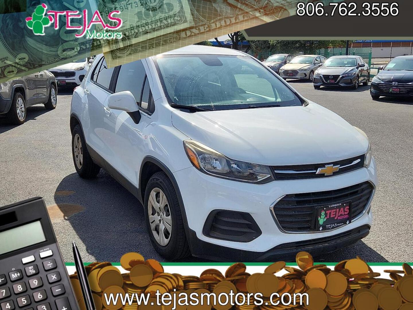 2021 Summit White - GAZ /Jet Black - AES Chevrolet Trax FWD LT (KL7CJLSB2MB) with an ECOTEC 1.4L I-4 DOHC, VVT variable valve control, intercooled turbo, regular unleaded, engine with 138HP engine, located at 4110 Avenue Q, Lubbock, 79412, 33.556553, -101.855820- Photo#0