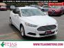 2014 WHITE Ford Fusion SE (3FA6P0H71ER) with an Duratec 2.5L I-4 DOHC, iVCT variable valve control, regular unleaded, engine with 175HP engine, located at 4110 Avenue Q, Lubbock, 79412, 33.556553, -101.855820 - 06/20/2025 KEY IN ENVELOPE GOD - Photo#0