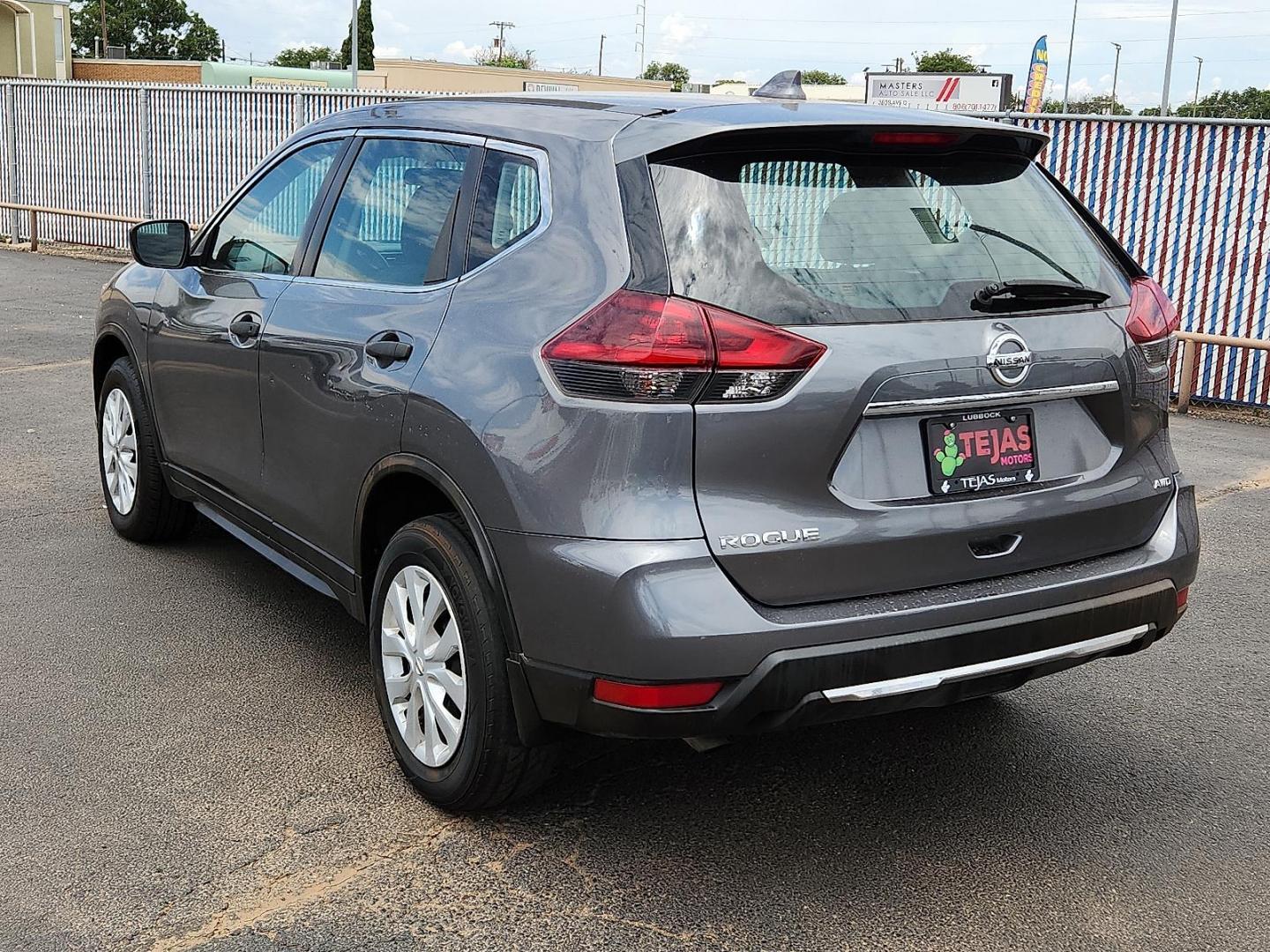 2018 GRAY Nissan Rogue S (5N1AT2MV0JC) with an 2.5L I-4 DOHC, variable valve control, regular unleaded, engine with 170HP engine, located at 4110 Avenue Q, Lubbock, 79412, 33.556553, -101.855820 - 06/21/2025 KEY IN ENVELOPE GOD - Photo#2