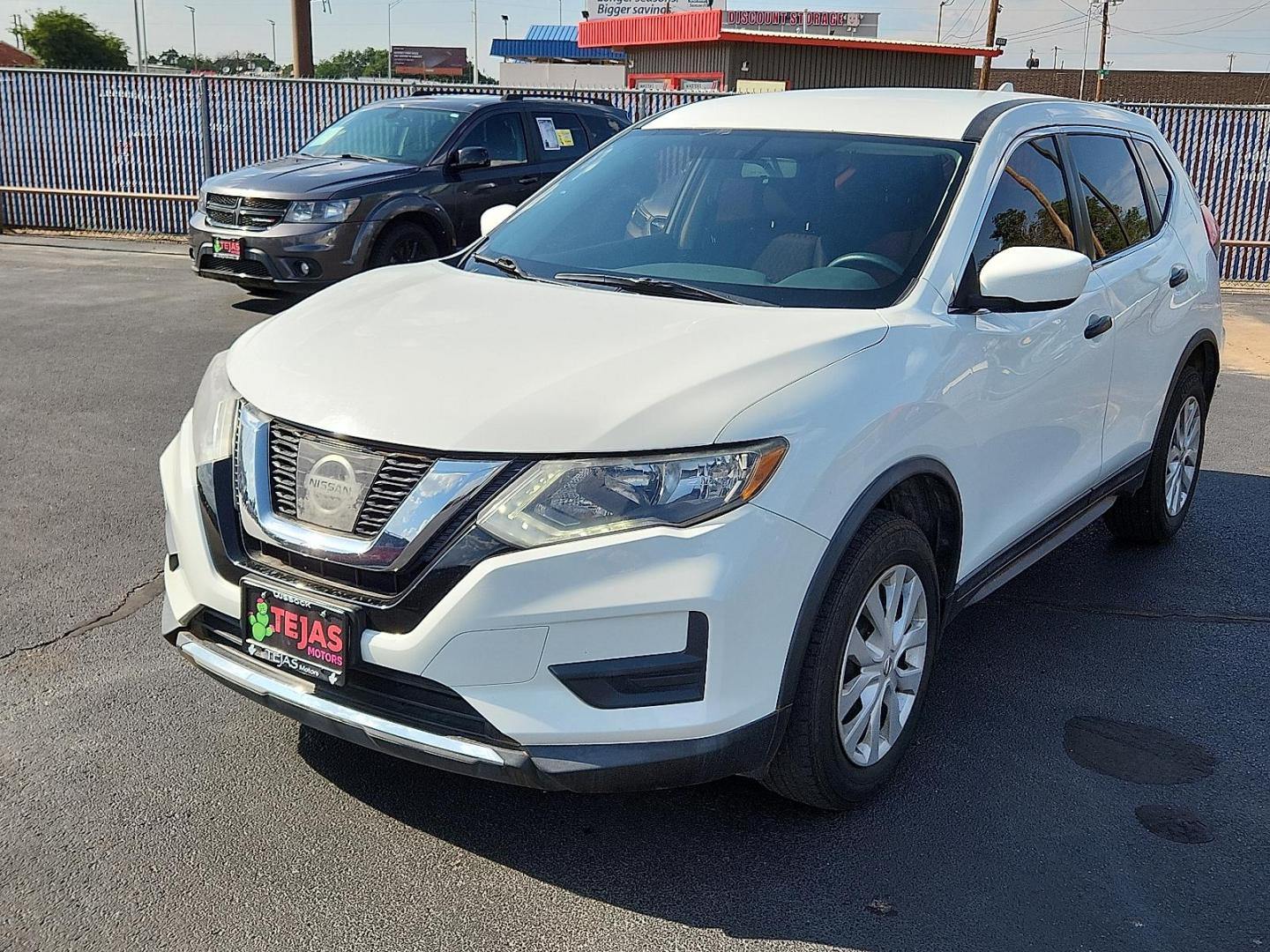 2017 WHITE Nissan Rogue S (KNMAT2MV5HP) with an 2.5L I-4 DOHC, variable valve control, regular unleaded, engine with 170HP engine, located at 4110 Avenue Q, Lubbock, 79412, 33.556553, -101.855820 - 06/21/2025 KEY IN ENVELOPE GOD - Photo#3