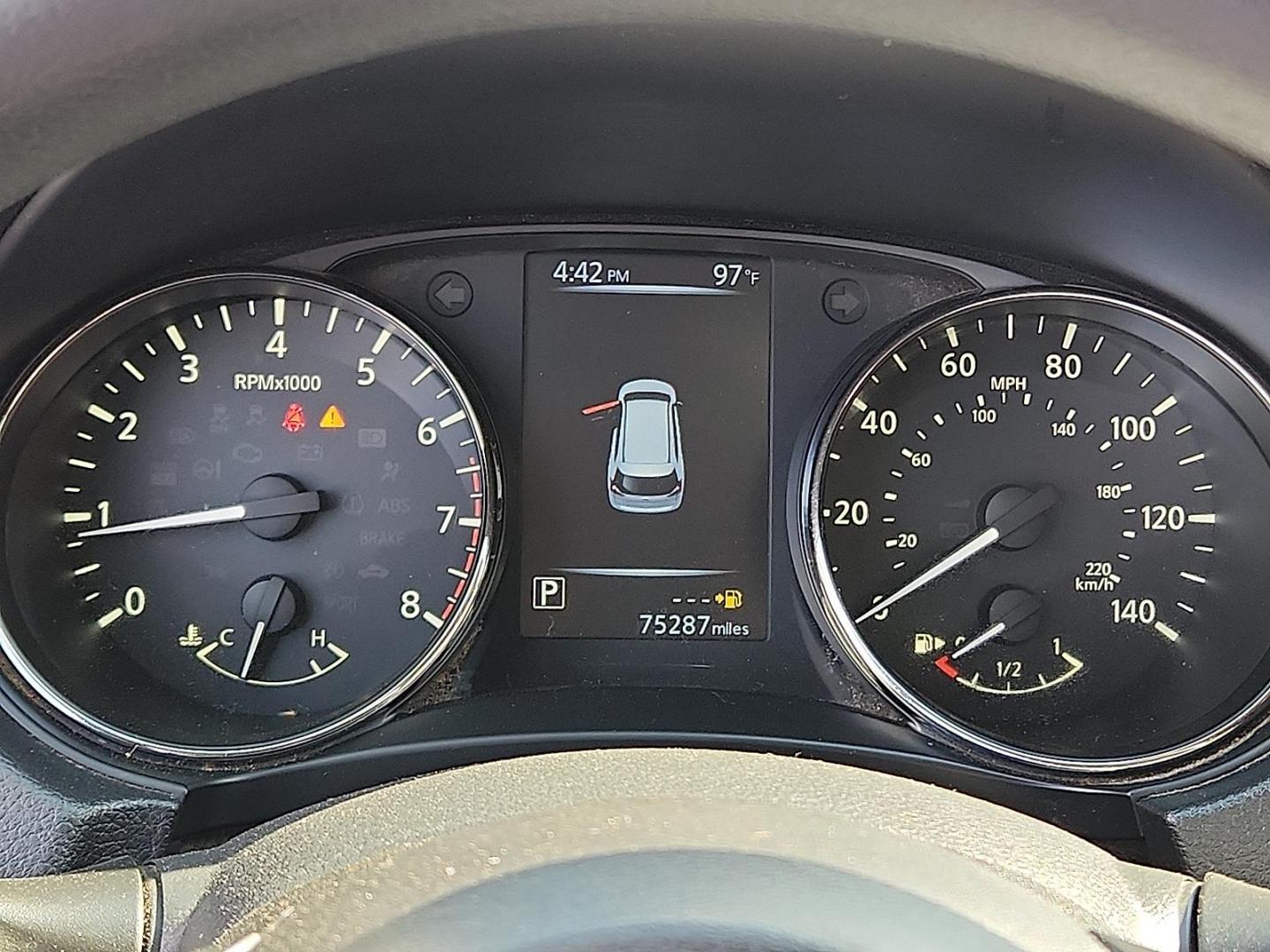 2017 WHITE Nissan Rogue S (KNMAT2MV5HP) with an 2.5L I-4 DOHC, variable valve control, regular unleaded, engine with 170HP engine, located at 4110 Avenue Q, Lubbock, 79412, 33.556553, -101.855820 - 06/21/2025 KEY IN ENVELOPE GOD - Photo#8