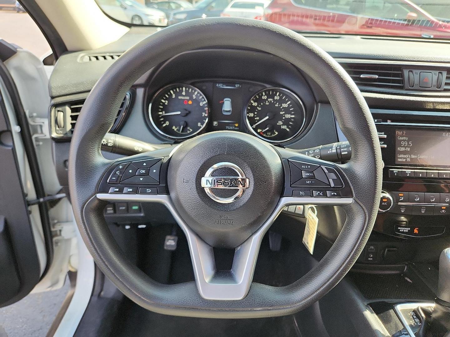 2017 WHITE Nissan Rogue S (KNMAT2MV5HP) with an 2.5L I-4 DOHC, variable valve control, regular unleaded, engine with 170HP engine, located at 4110 Avenue Q, Lubbock, 79412, 33.556553, -101.855820 - 06/21/2025 KEY IN ENVELOPE GOD - Photo#9