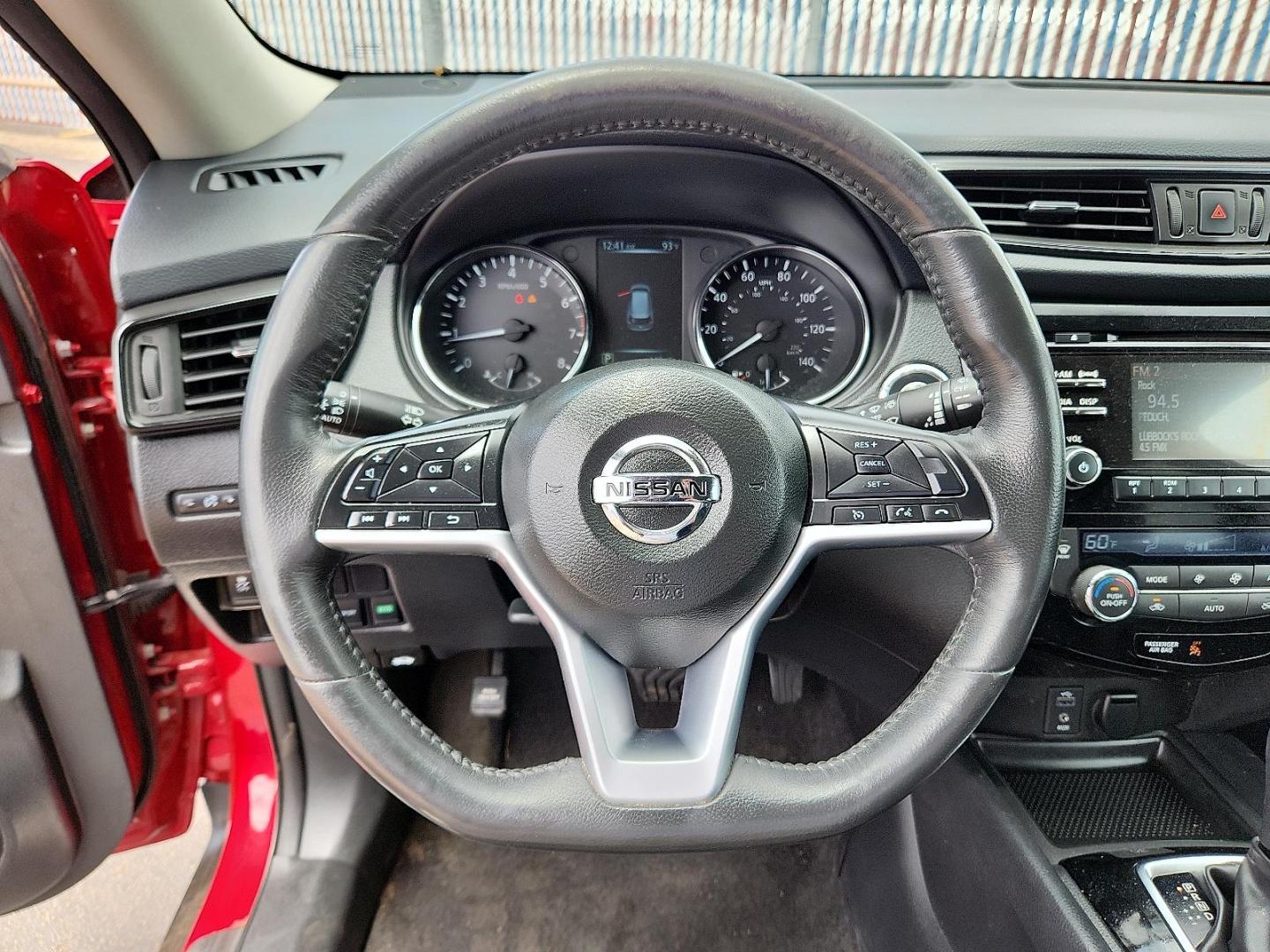 2017 RED Nissan Rogue SV (5N1AT2MV6HC) with an 2.5L I-4 DOHC, variable valve control, regular unleaded, engine with 170HP engine, located at 4110 Avenue Q, Lubbock, 79412, 33.556553, -101.855820 - 06/21/2025 KEY IN ENVELOPE GOD - Photo#9