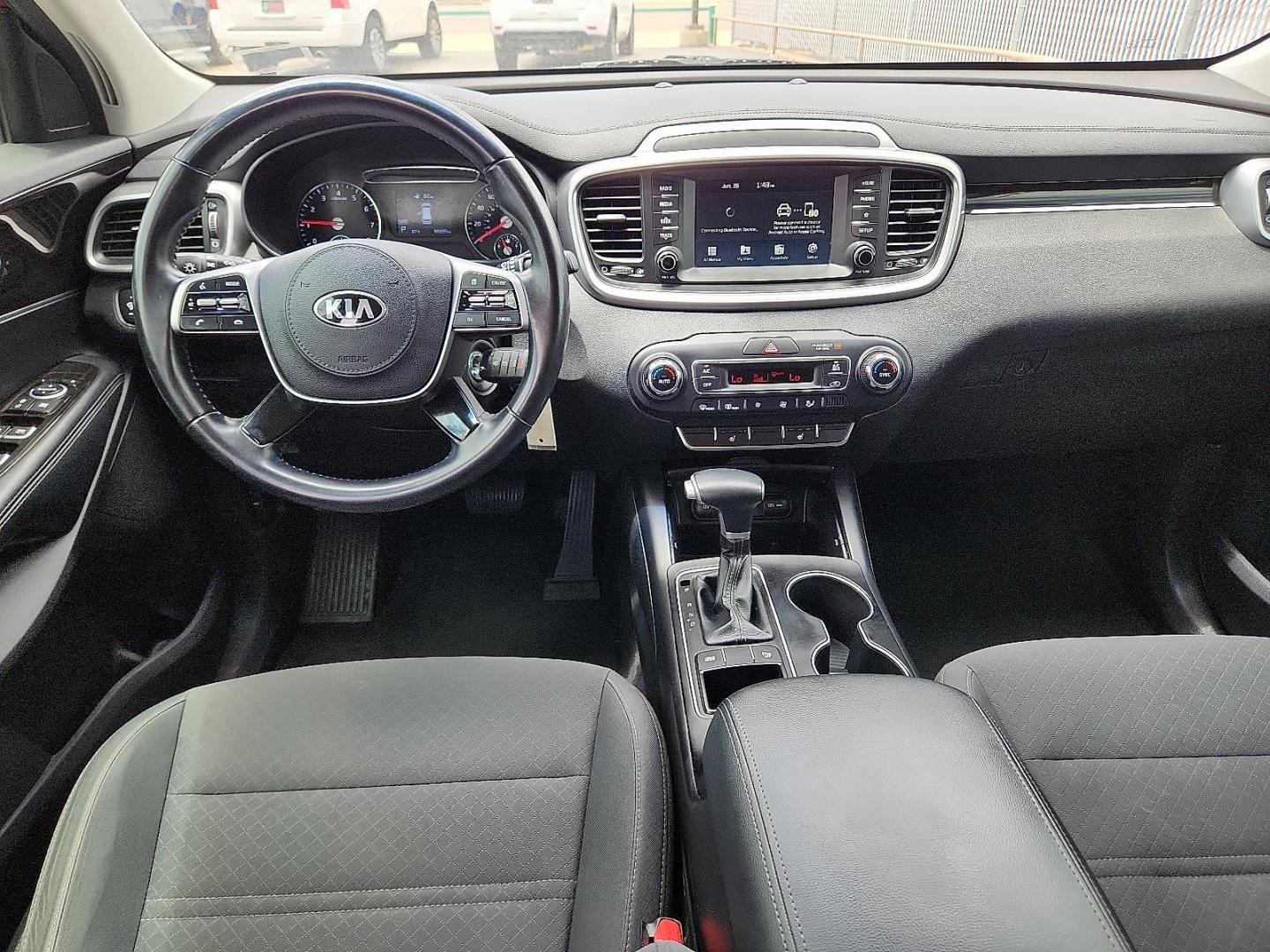2019 red Kia Sorento 3.3L S (5XYPG4A52KG) with an Lambda II 3.3L V-6 gasoline direct injection, DOHC, D-CVVT variable valve control, regular unleaded, engine with 290HP engine, located at 4110 Avenue Q, Lubbock, 79412, 33.556553, -101.855820 - 06/20/2025 KEY IN ENVELOPE GOD - Photo#5