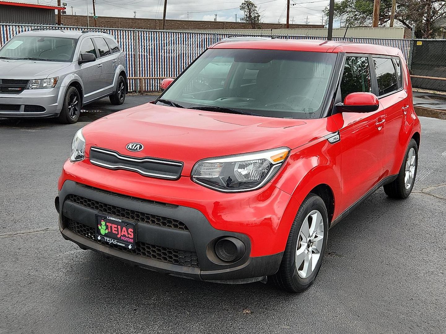 2019 RED Kia Soul (KNDJN2A27K7) with an Gamma 1.6L I-4 gasoline direct injection, DOHC, D-CVVT variable valve control, regular unleaded, engine with 130HP engine, located at 4110 Avenue Q, Lubbock, 79412, 33.556553, -101.855820 - Photo#3