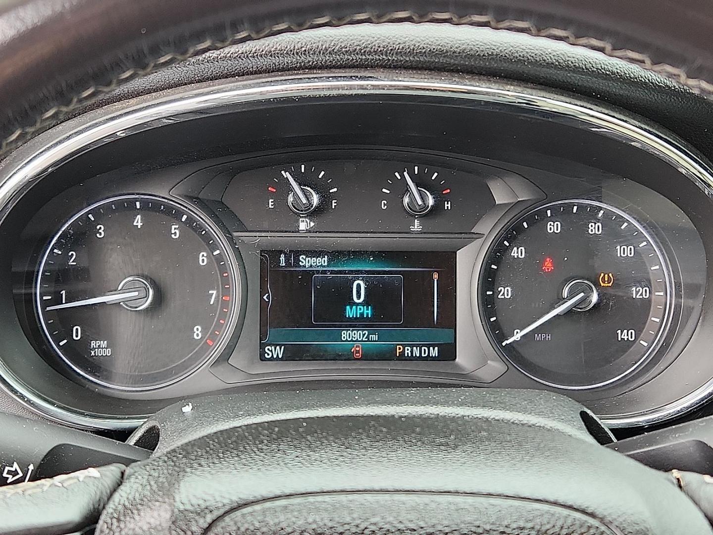 2018 WHITE Buick Encore Preferred (KL4CJESB3JB) with an ECOTEC 1.4L I-4 DOHC, VVT variable valve control, intercooled turbo, regular unleaded, engine with 138HP engine, located at 4110 Avenue Q, Lubbock, 79412, 33.556553, -101.855820 - Photo#9