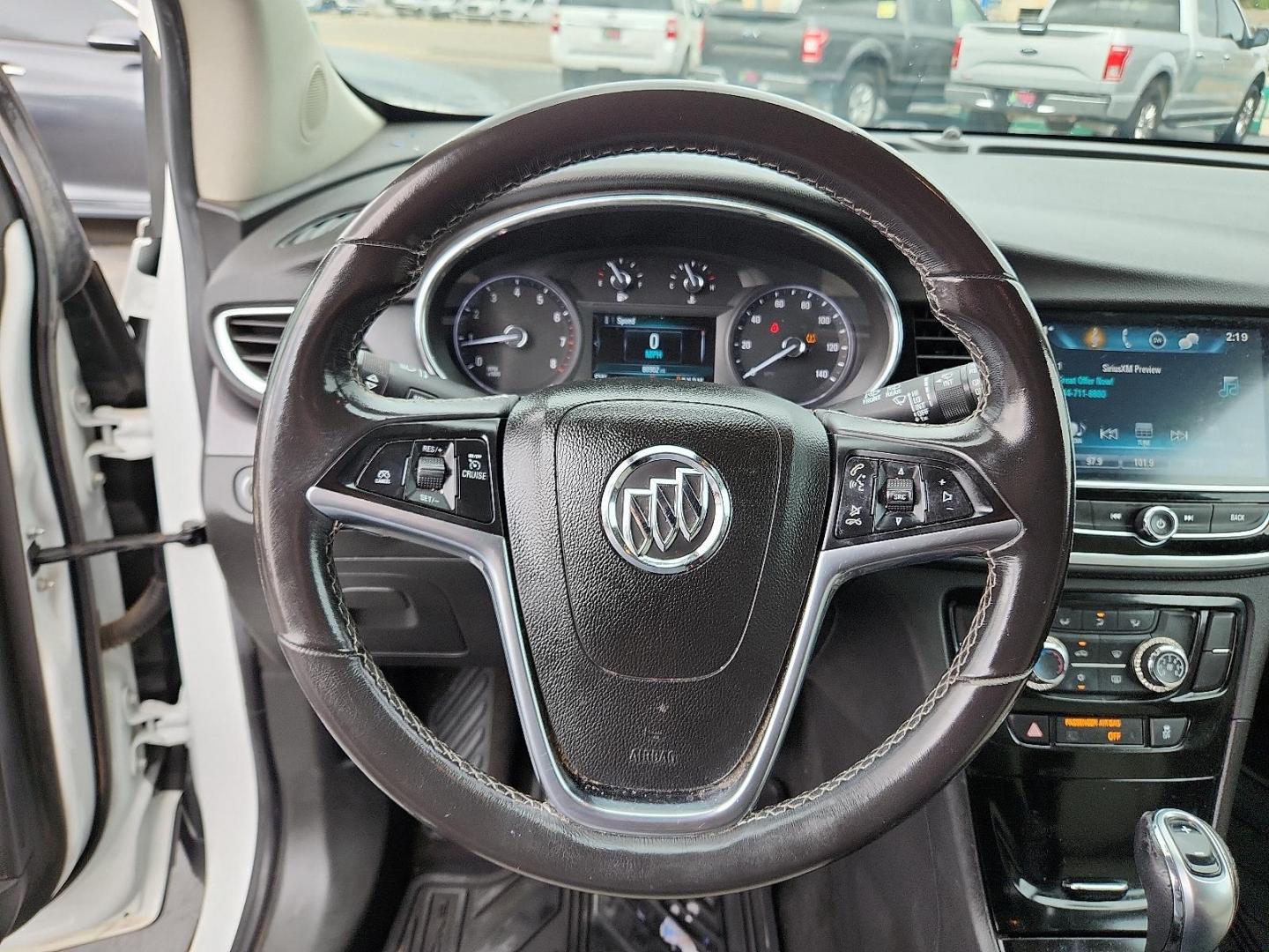 2018 WHITE Buick Encore Preferred (KL4CJESB3JB) with an ECOTEC 1.4L I-4 DOHC, VVT variable valve control, intercooled turbo, regular unleaded, engine with 138HP engine, located at 4110 Avenue Q, Lubbock, 79412, 33.556553, -101.855820 - Photo#10