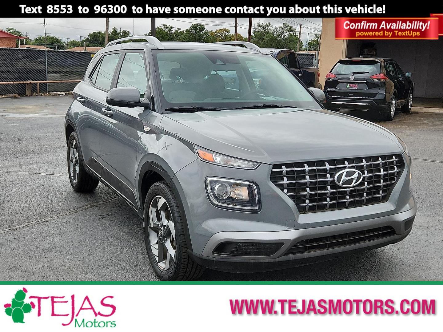 2021 Galactic Gray - R3G /Black - NNB Hyundai Venue SEL (KMHRC8A35MU) with an Smartstream 1.6L I-4 DOHC, CVVT variable valve control, regular unleaded, engine with 121HP engine, located at 4110 Avenue Q, Lubbock, 79412, 33.556553, -101.855820 - Photo#0