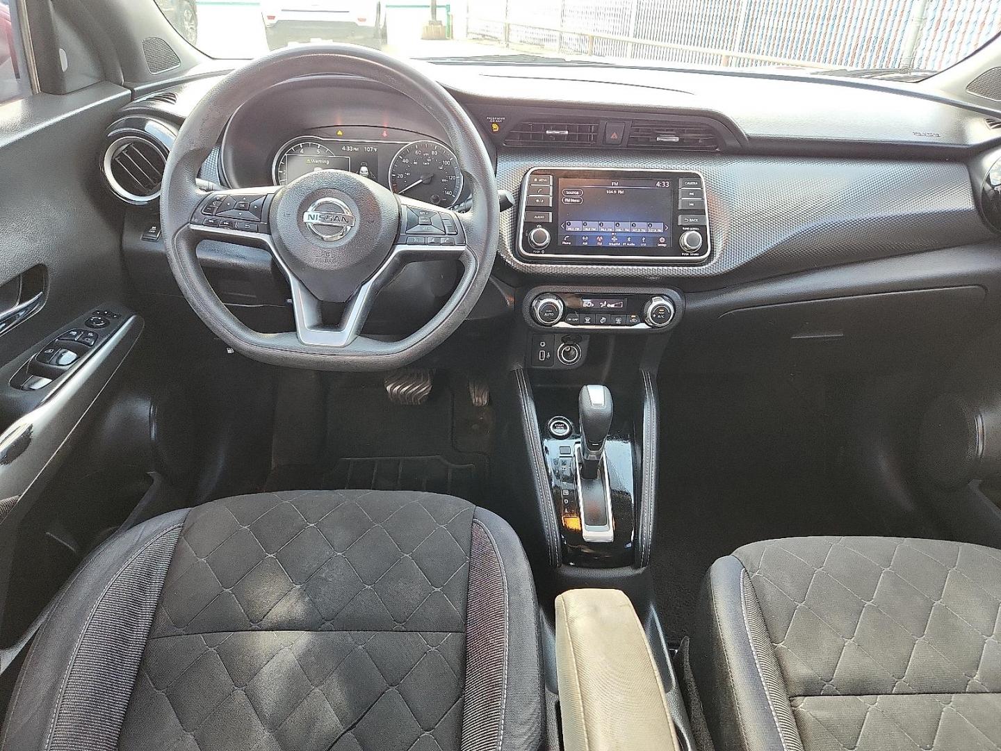 2018 RED Nissan Kicks SV (3N1CP5CU9JL) with an 1.6L I-4 DOHC, CVTCS variable valve control, regular unleaded, engine with 125HP engine, located at 4110 Avenue Q, Lubbock, 79412, 33.556553, -101.855820 - 07/05/2025 KEY IN ENVELOPE GOD - Photo#5