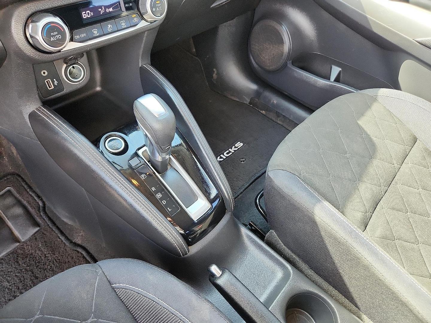 2018 RED Nissan Kicks SV (3N1CP5CU9JL) with an 1.6L I-4 DOHC, CVTCS variable valve control, regular unleaded, engine with 125HP engine, located at 4110 Avenue Q, Lubbock, 79412, 33.556553, -101.855820 - 07/05/2025 KEY IN ENVELOPE GOD - Photo#11