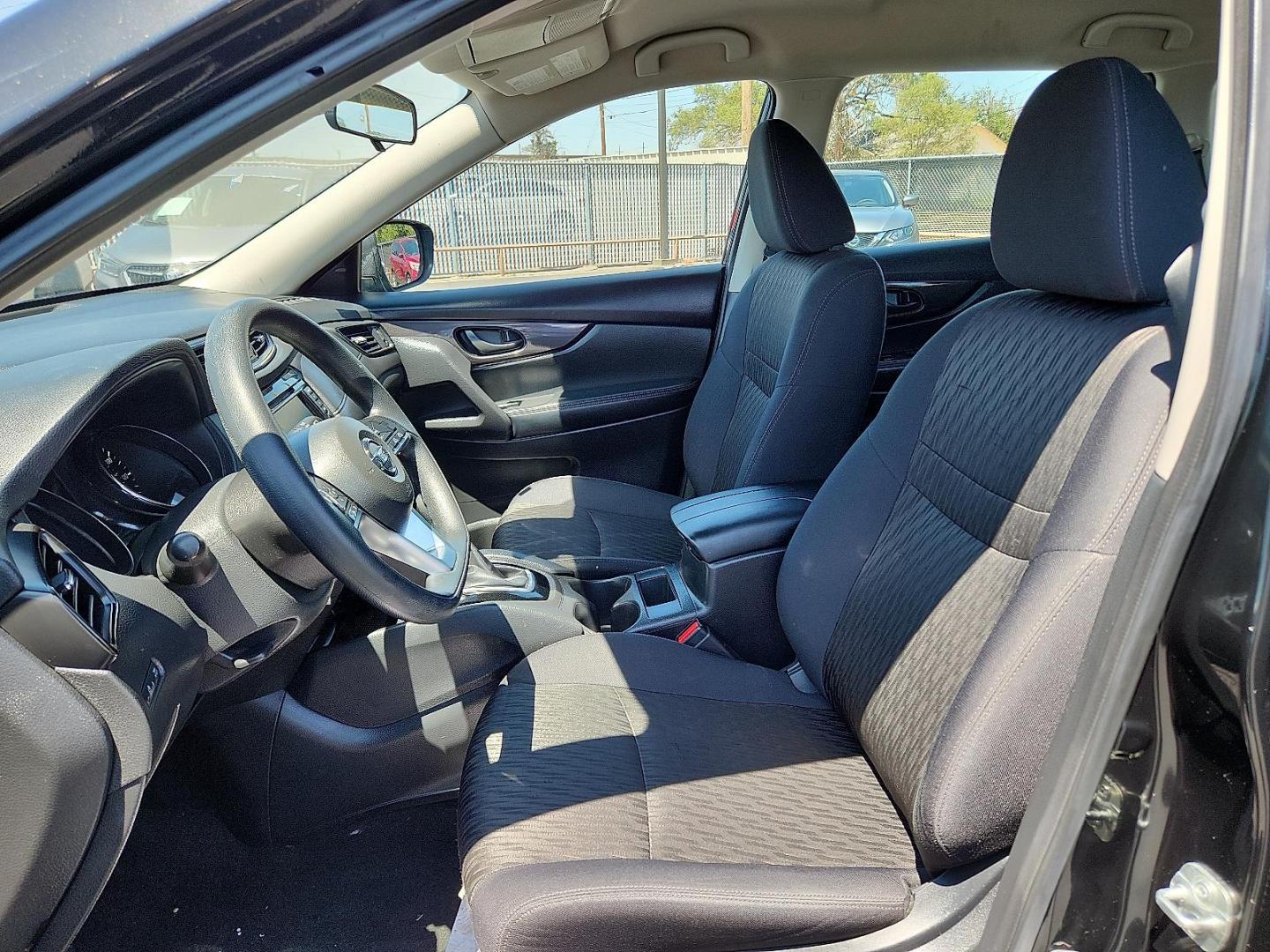 2019 BLACK Nissan Rogue S (5N1AT2MT2KC) with an 2.5L I-4 DOHC, variable valve control, regular unleaded, engine with 170HP engine, located at 4110 Avenue Q, Lubbock, 79412, 33.556553, -101.855820 - 07/05/2025 KEY IN ENVELOPE GOD - Photo#6
