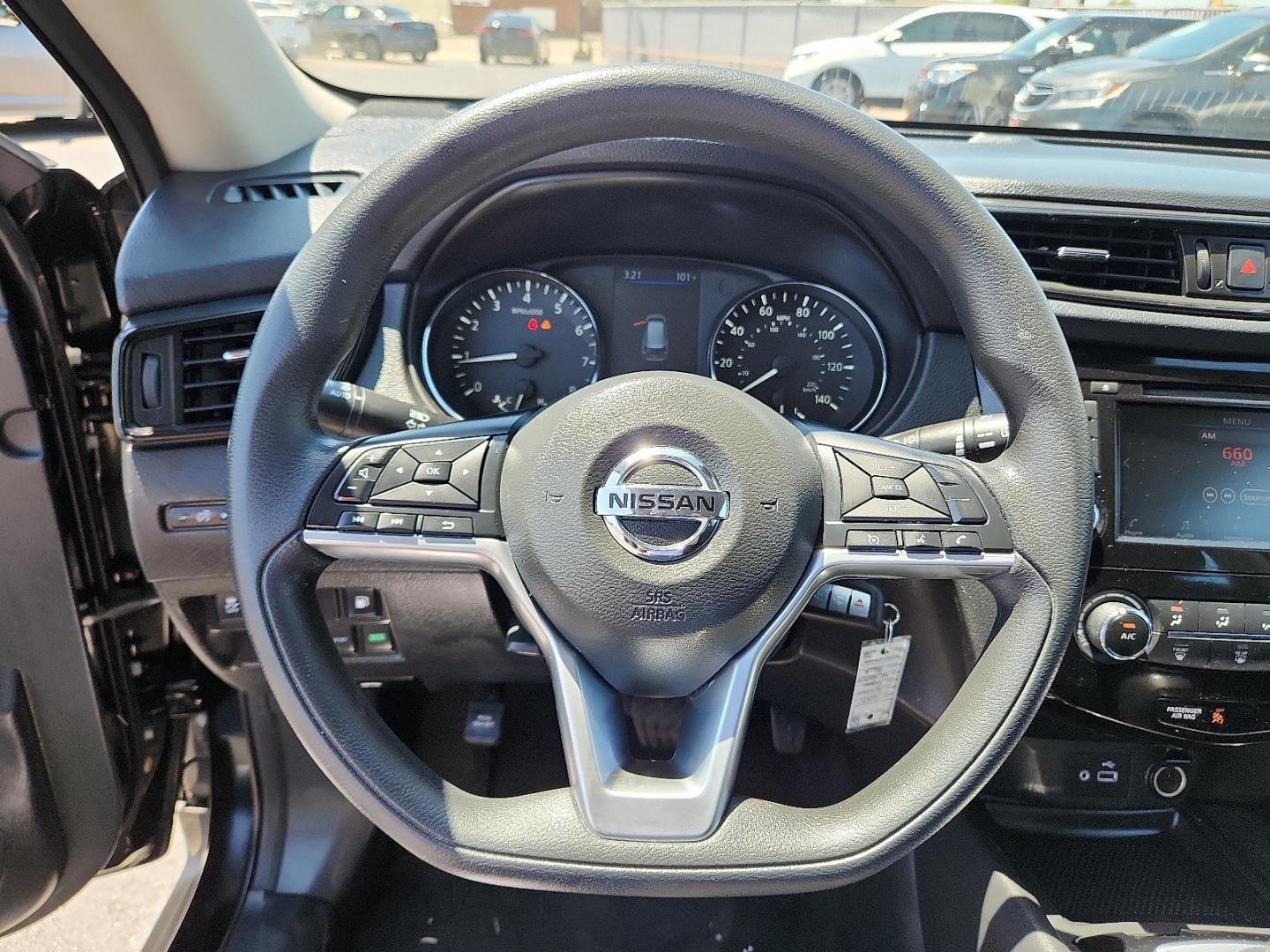 2019 BLACK Nissan Rogue S (5N1AT2MT2KC) with an 2.5L I-4 DOHC, variable valve control, regular unleaded, engine with 170HP engine, located at 4110 Avenue Q, Lubbock, 79412, 33.556553, -101.855820 - 07/05/2025 KEY IN ENVELOPE GOD - Photo#10