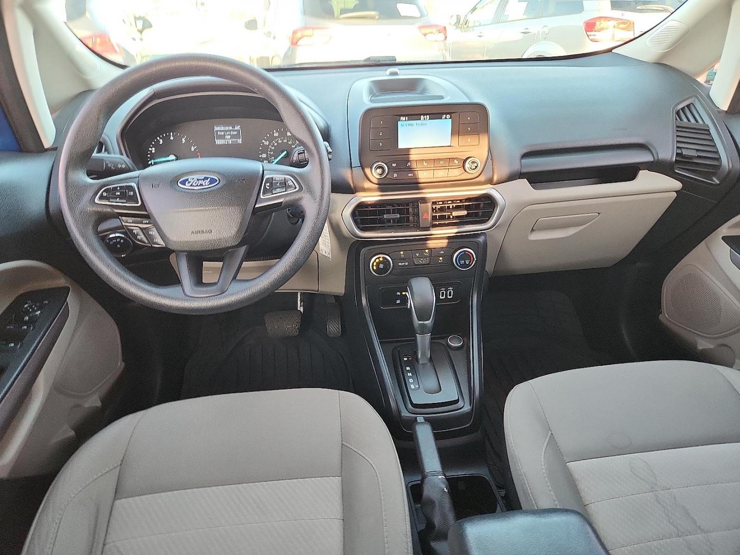 2021 BLUE Ford EcoSport S (MAJ3S2FE8MC) with an EcoBoost 1L I-3 gasoline direct injection, DOHC, variable valve control, intercooled turbo, regular unleaded, engine with 123HP engine, located at 4110 Avenue Q, Lubbock, 79412, 33.556553, -101.855820 - Photo#5