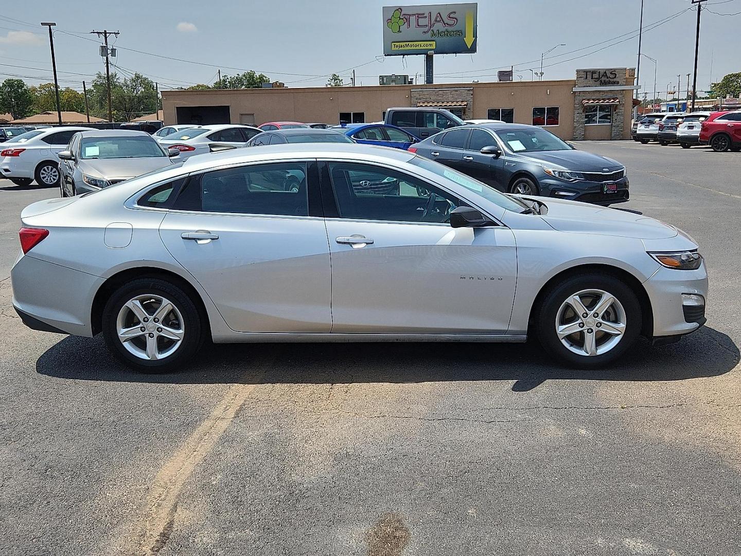 2020 Silver Ice Metallic - GAN /Jet Black - H1T Chevrolet Malibu FWD LS (1G1ZB5STXLF) with an ECOTEC 1.5L I-4 gasoline direct injection, DOHC, VVT variable valve control, intercooled turbo, regular unleaded, engine with 160HP engine, located at 4110 Avenue Q, Lubbock, 79412, 33.556553, -101.855820 - 07/11/2025 key in envelope god - Photo#1
