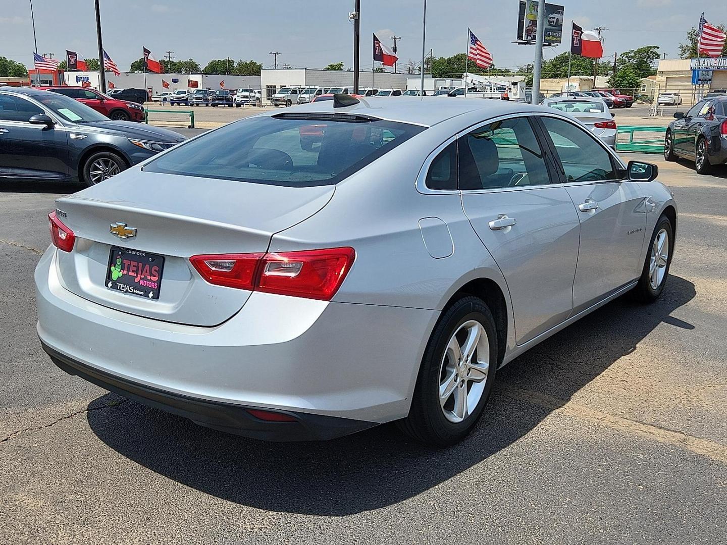 2020 Silver Ice Metallic - GAN /Jet Black - H1T Chevrolet Malibu FWD LS (1G1ZB5STXLF) with an ECOTEC 1.5L I-4 gasoline direct injection, DOHC, VVT variable valve control, intercooled turbo, regular unleaded, engine with 160HP engine, located at 4110 Avenue Q, Lubbock, 79412, 33.556553, -101.855820 - 07/11/2025 key in envelope god - Photo#2