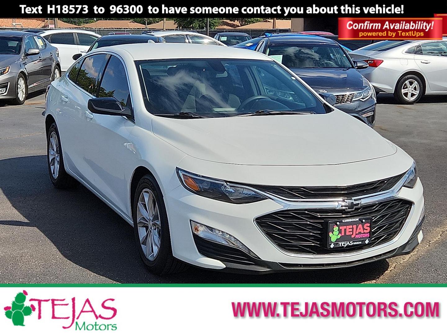 2020 WHITE Chevrolet Malibu FWD LT (1G1ZD5ST5LF) with an ECOTEC 1.5L I-4 gasoline direct injection, DOHC, VVT variable valve control, intercooled turbo, regular unleaded, engine with 160HP engine, located at 4110 Avenue Q, Lubbock, 79412, 33.556553, -101.855820 - 07/12/2025 KEY IN ENVELOPE GOD - Photo#0