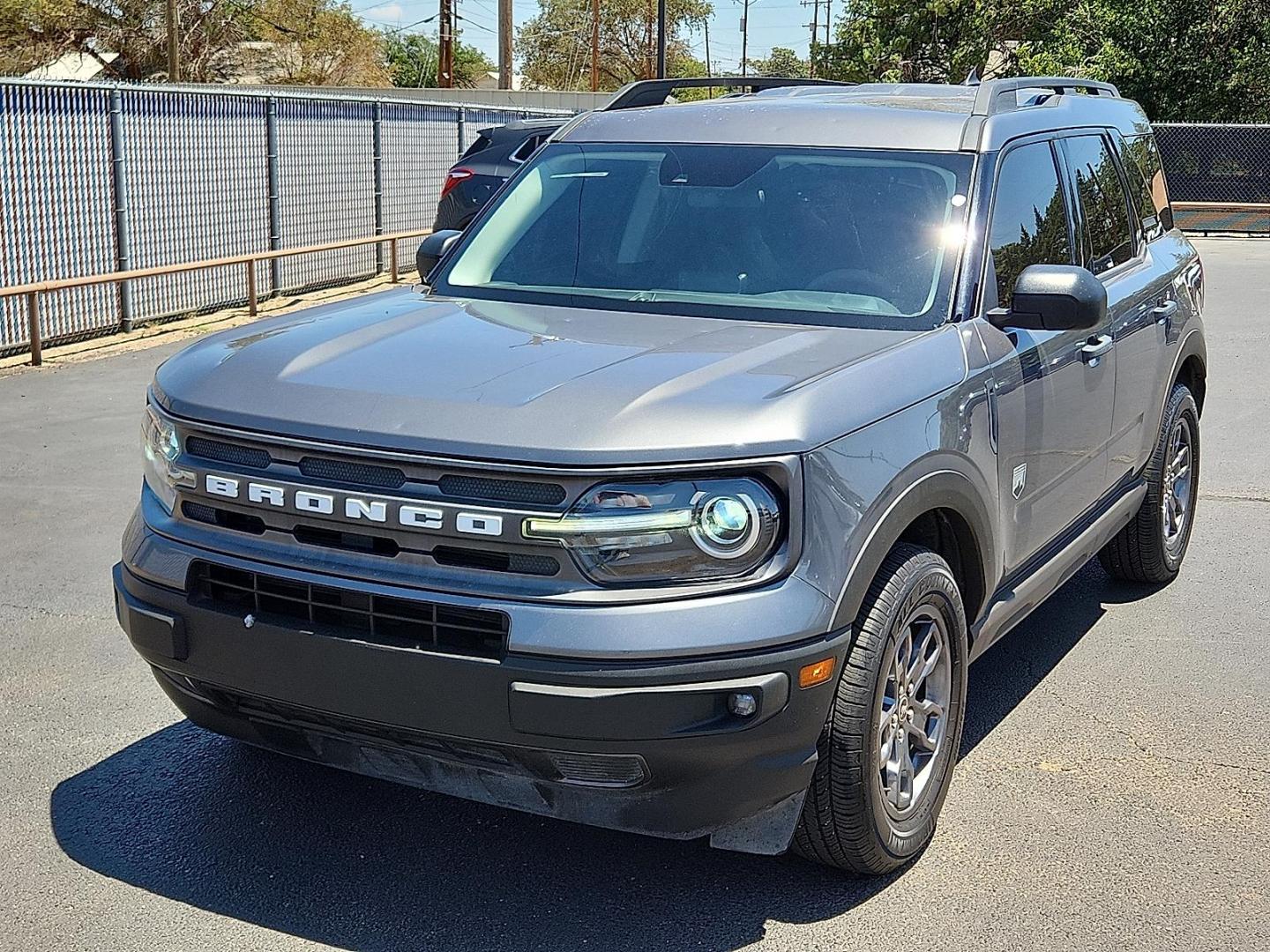 2021 Carbonized Gray Metallic - M7 /Medium Dark Slate - QV Ford Bronco Sport Big Bend (3FMCR9B60MR) with an EcoBoost 1.5L I-3 port/direct injection, DOHC, Ti-VCT variable valve control, intercooled turbo, regular unleaded, engine with 181HP engine, located at 4110 Avenue Q, Lubbock, 79412, 33.556553, -101.855820 - Photo#3